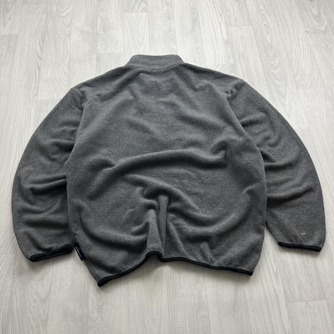 VINTAGE Y2K NAUTICA QUARTER ZIP FLEECE GREY