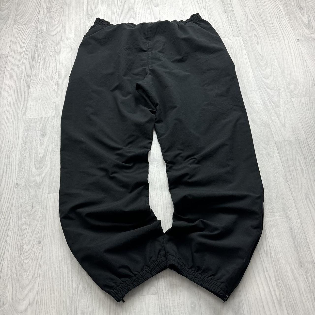 VINTAGE Y2K ADIDAS BAGGY TRACKSUIT BOTTOMS BLACK