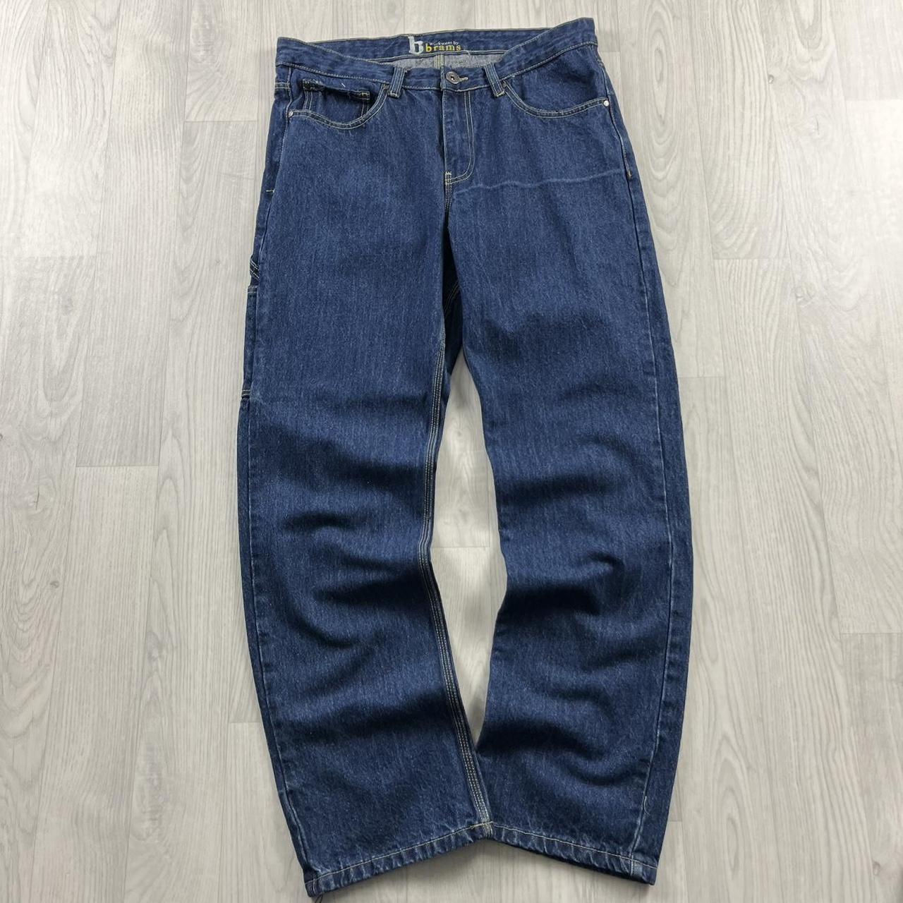 VINTAGE BRAMS BAGGY CARPENTER JEANS BLUE