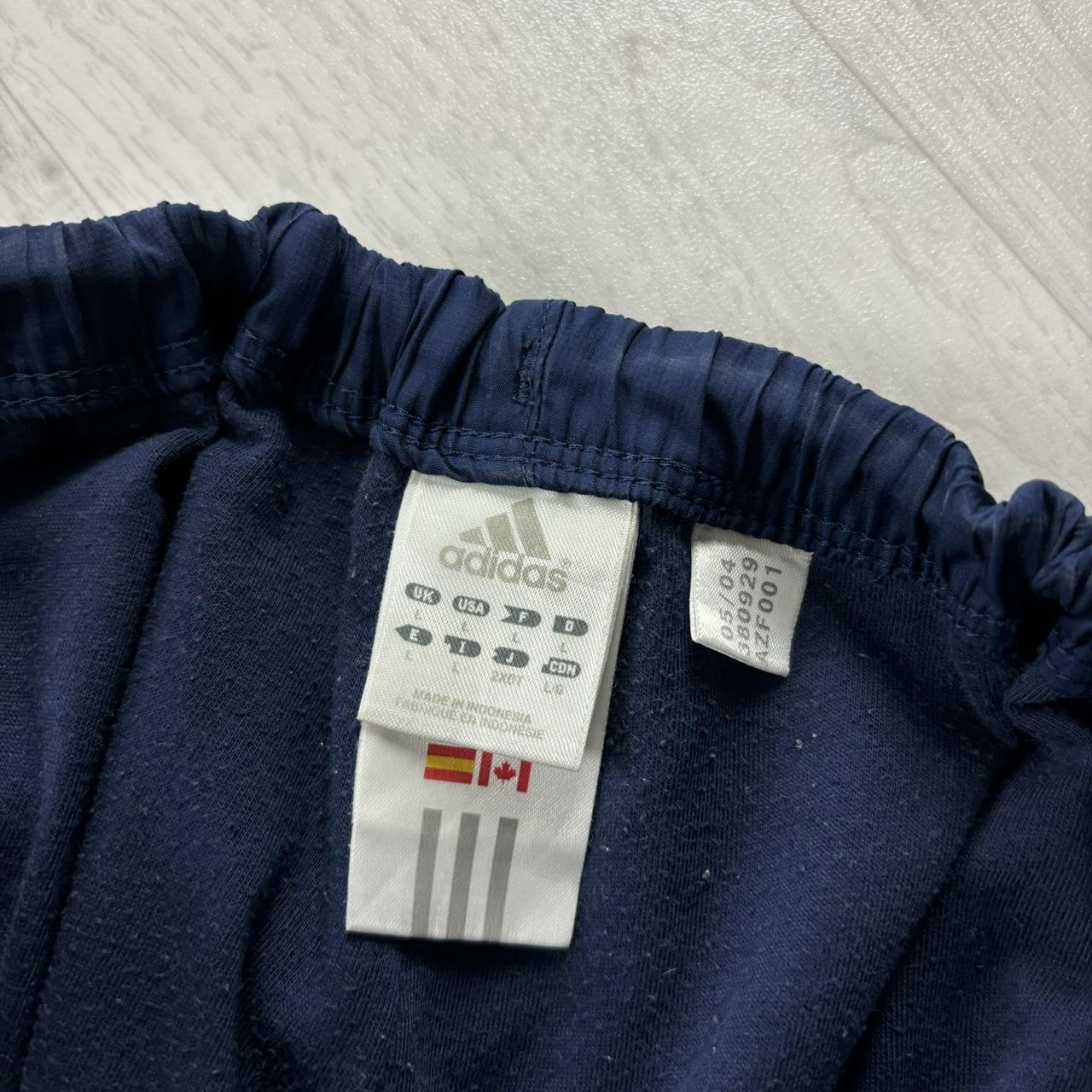 VINTAGE Y2K ADIDAS BAGGY TRACKSUIT BOTTOMS NAVY
