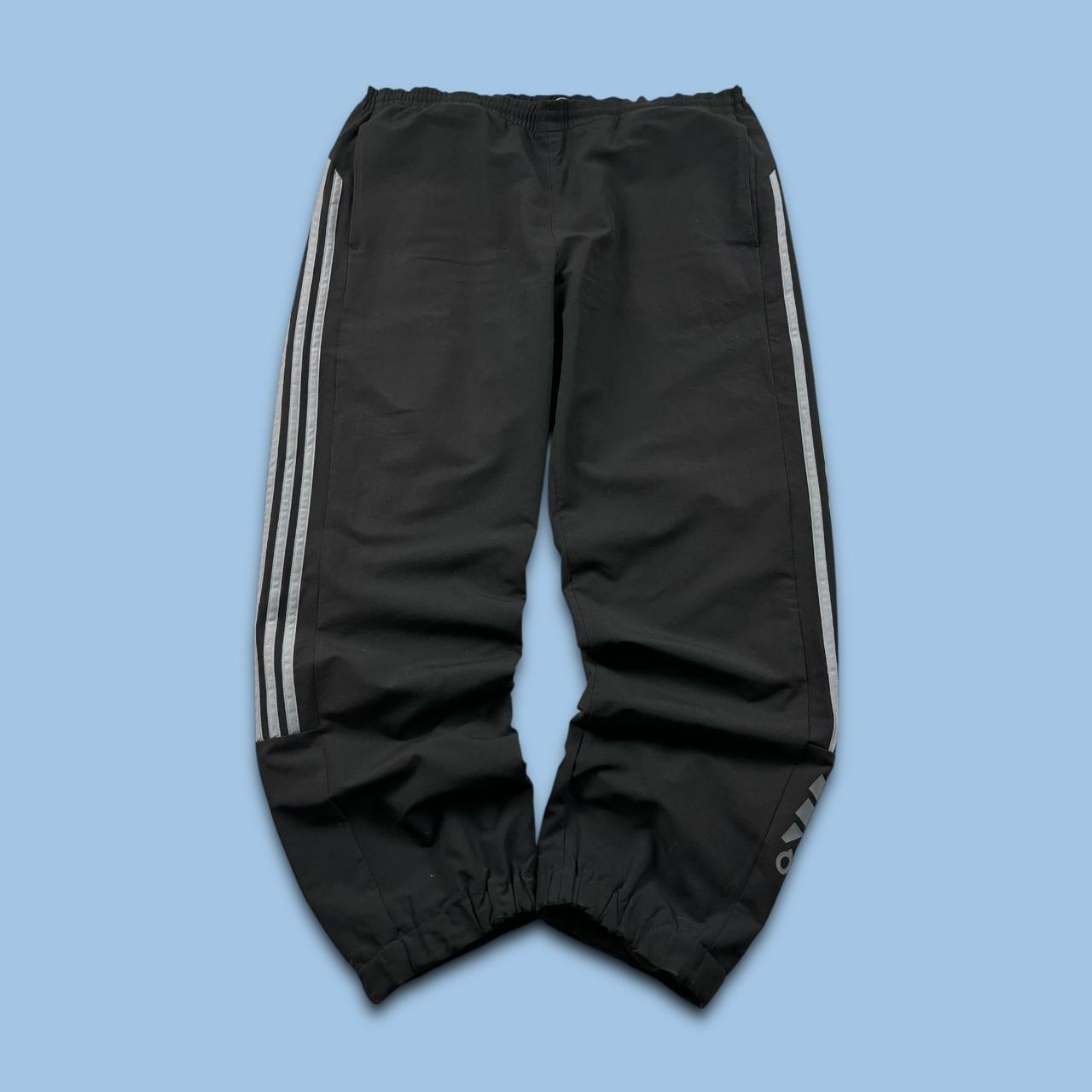 ADIDAS 2012 BAGGY TRACKSUIT BOTTOMS BLACK