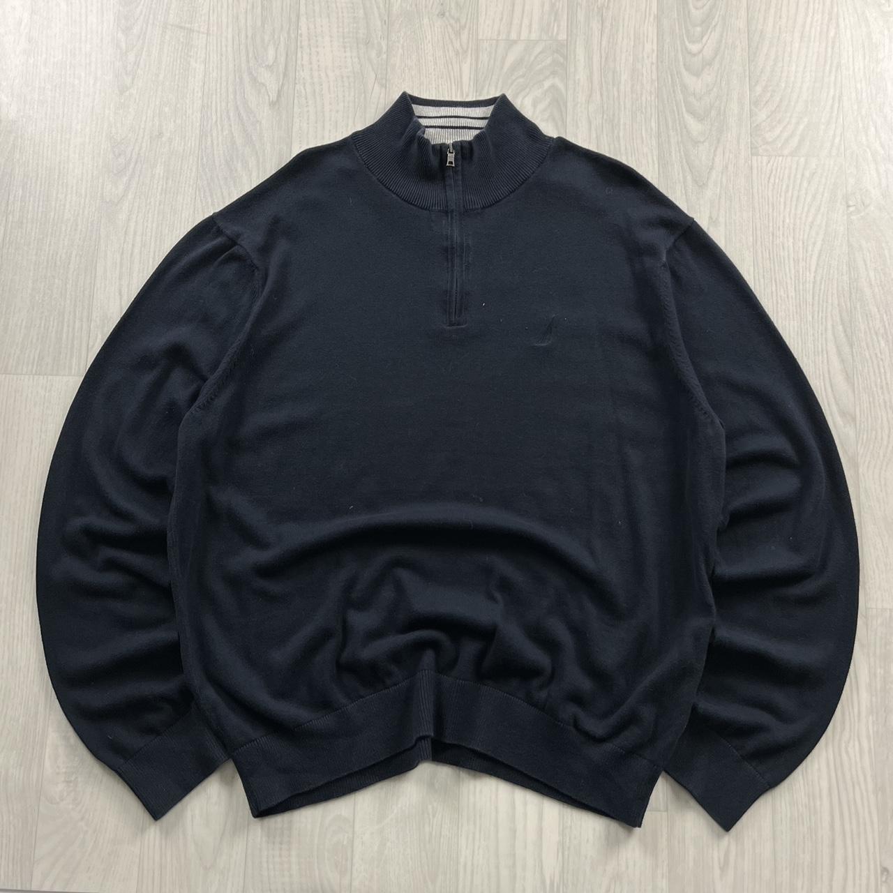 VINTAGE Y2K NAUTICA KNITTED JUMPER NAVY
