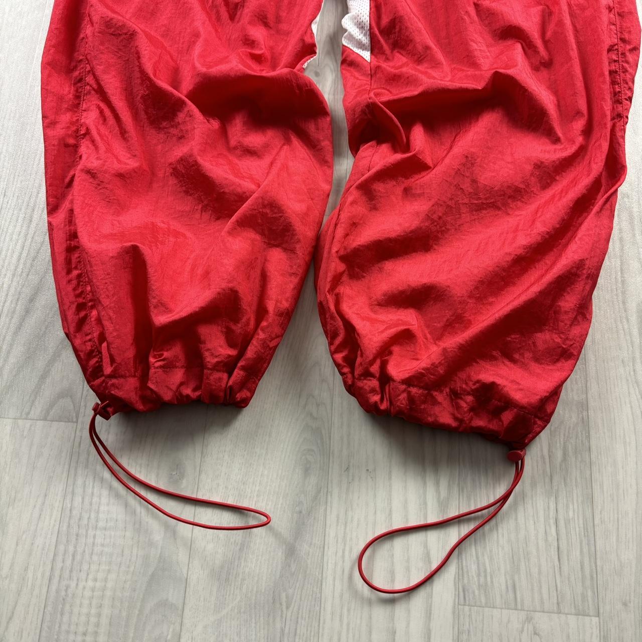 VINTAGE Y2K CHAMPION TECHNICAL BAGGY TRACKSUIT BOTTOMS RED