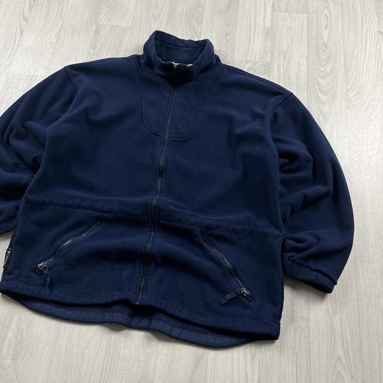 VINTAGE Y2K COLUMBIA ZIP UP TECHNICAL FLEECE NAVY