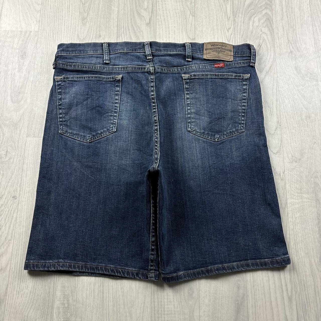 VINTAGE 00s WRANGLER BAGGY LOOSE JORTS NAVY