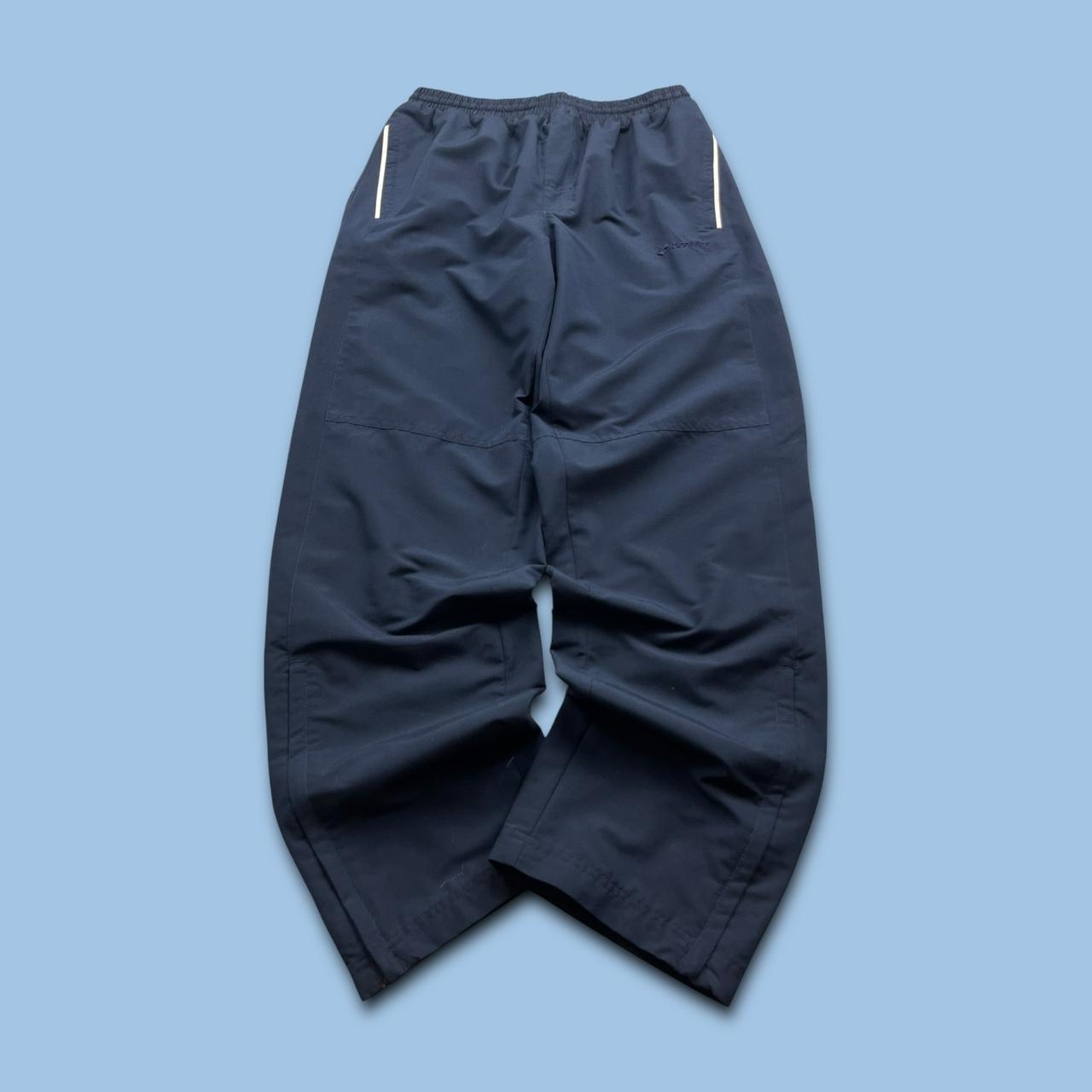 VINTAGE Y2K LOTTO BAGGY TRACKSUIT BOTTOMS NAVY