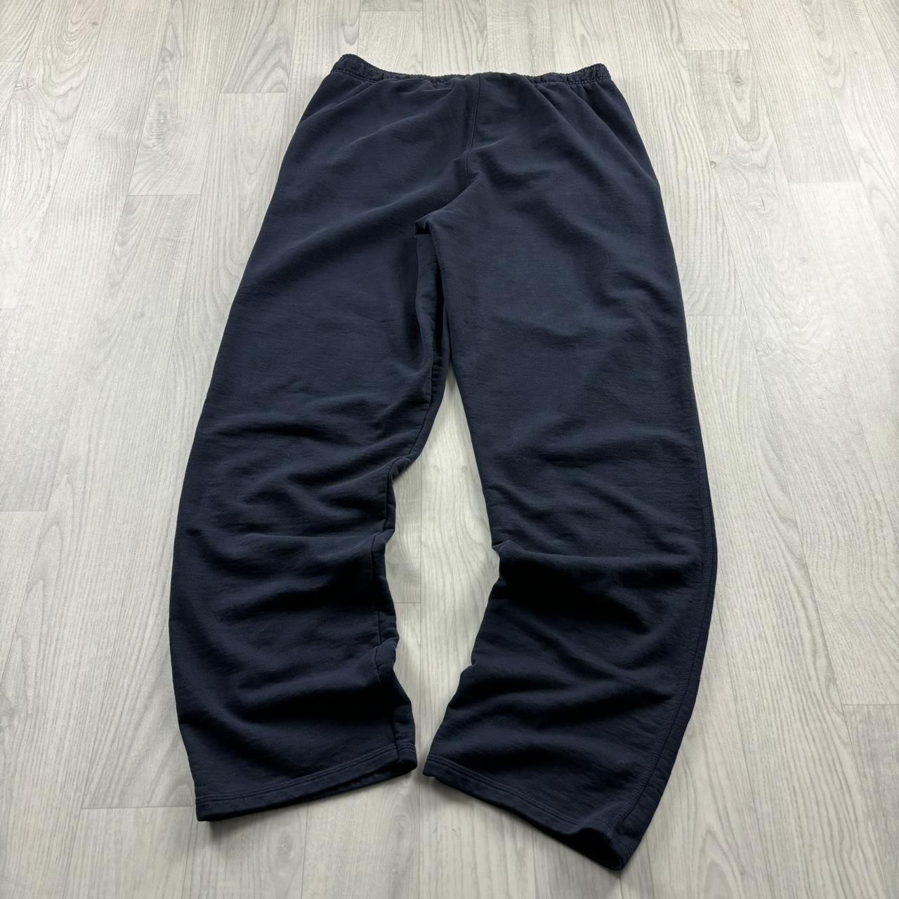 VINTAGE 00s CHAMPION BAGGY COTTON SWEATPANTS NAVY