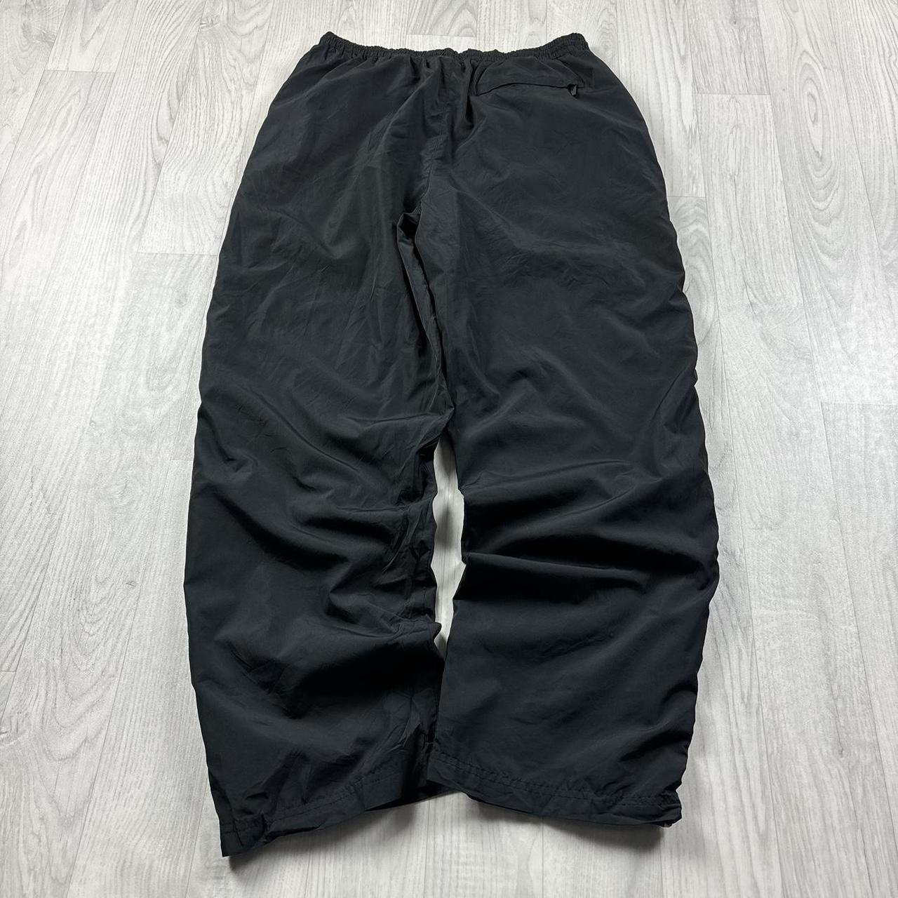 VINTAGE Y2K CHAMPION BAGGY TRACKSUIT BOTTOMS BLACK