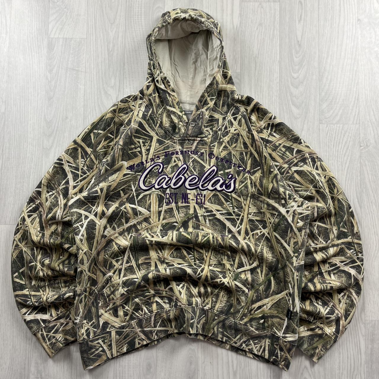 VINTAGE CABELAS REALTREE HOODIE CAMO