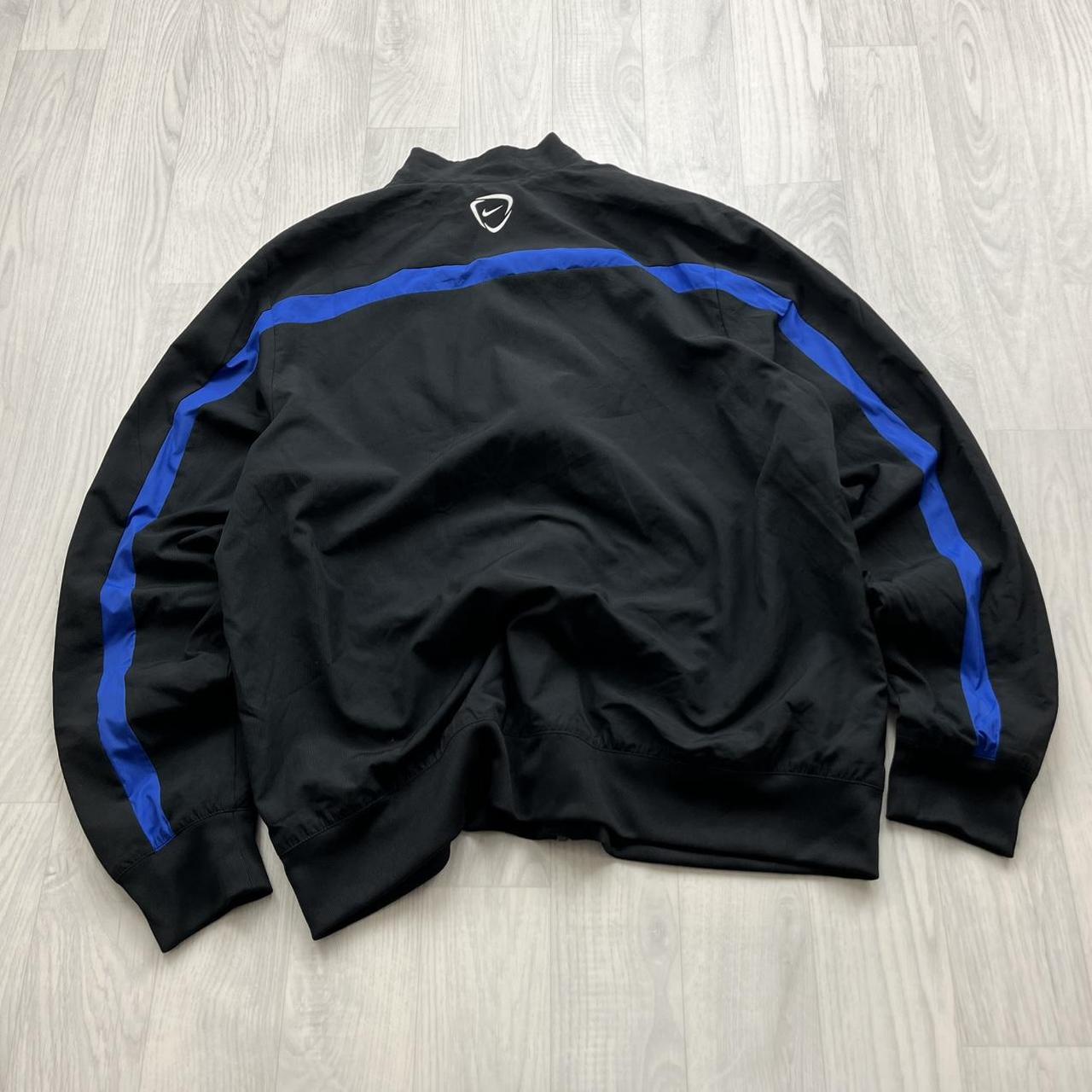 VINTAGE Y2K NIKE MANCHESTER UNITED WINDBREAKER TRACK JACKET BLACK