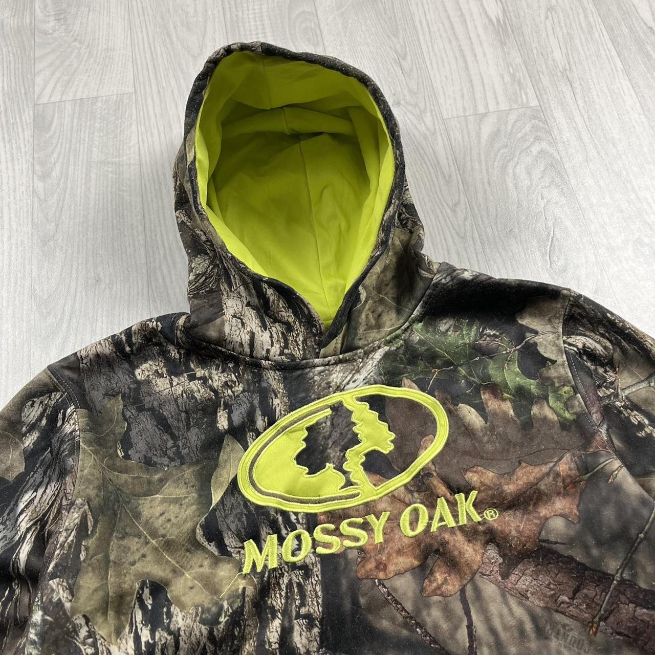VINTAGE MOSSY OAK REALTREE HOODIE CAMO YELLOW
