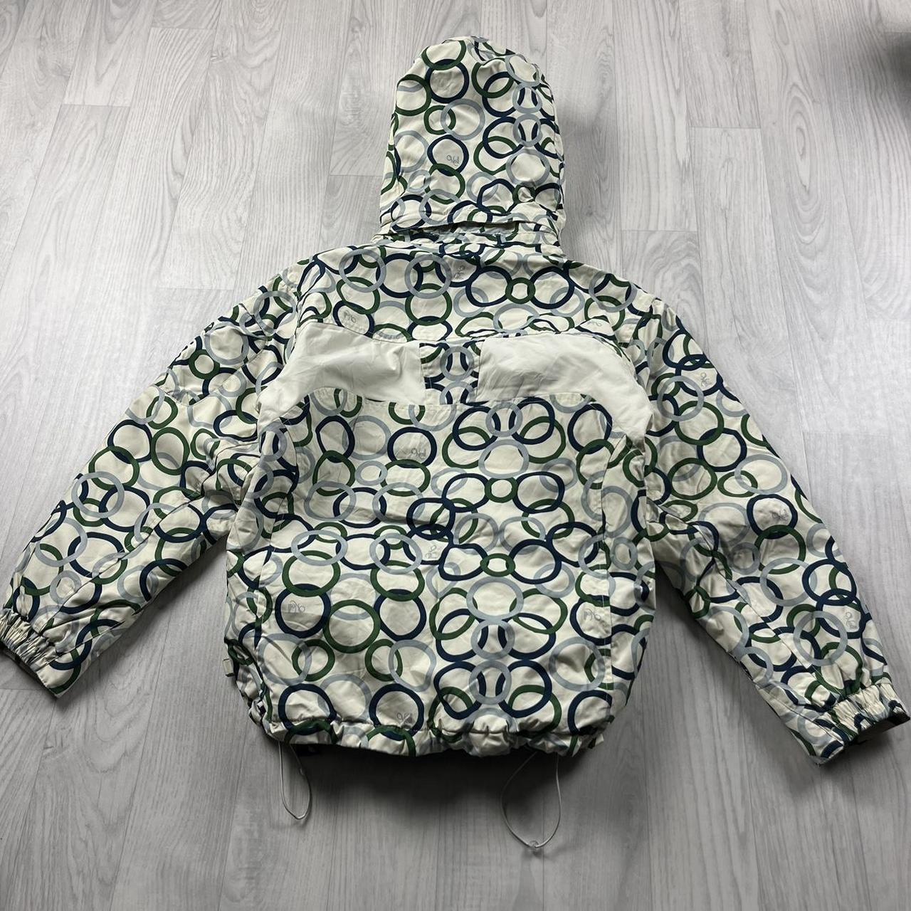 VINTAGE 00s O’NEILL GRAPHIC TECHNICAL HEAVY JACKET CREAM