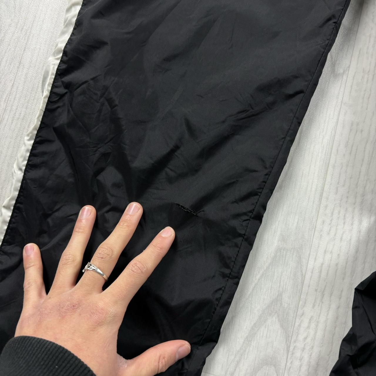 VINTAGE 90s NIKE BAGGY TRACKSUIT BOTTOMS BLACK