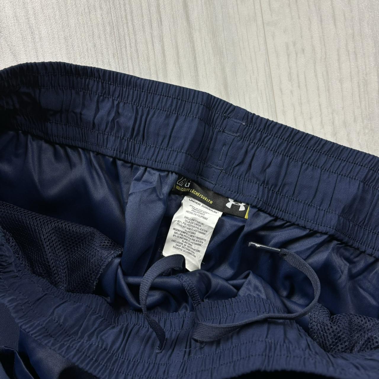 VINTAGE Y2K UNDER ARMOUR BAGGY TRACKSUIT BOTTOMS NAVY