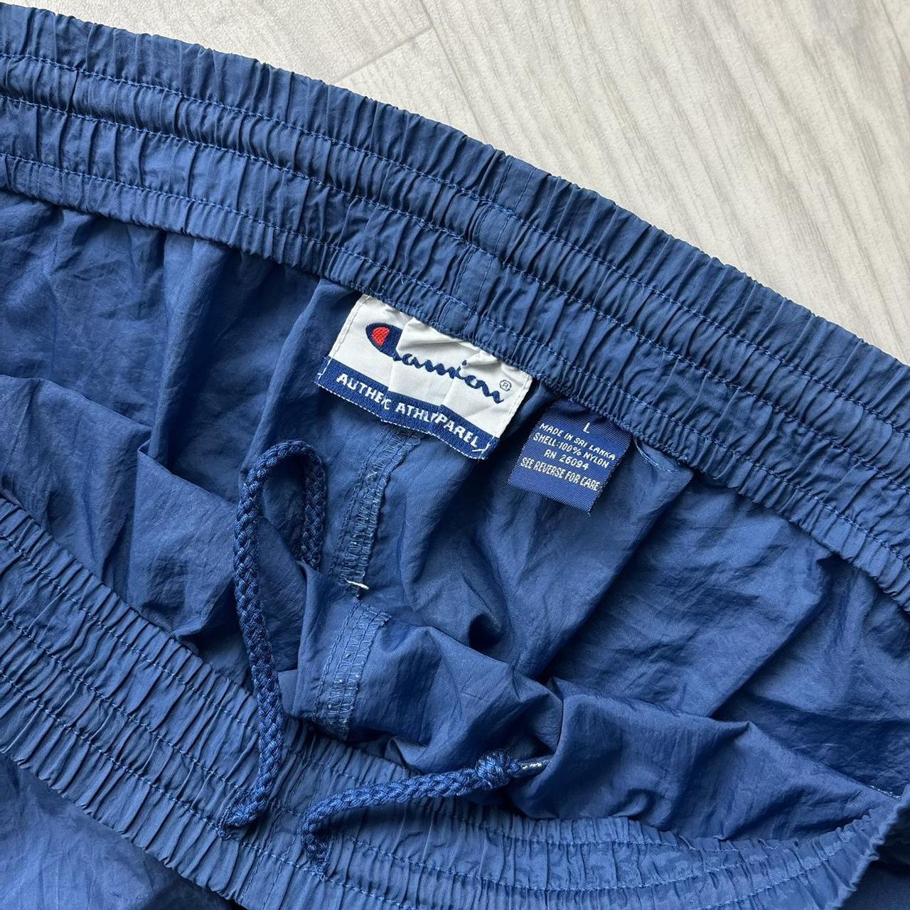 VINTAGE Y2K CHAMPION BAGGY TRACKSUIT BOTTOMS BLUE