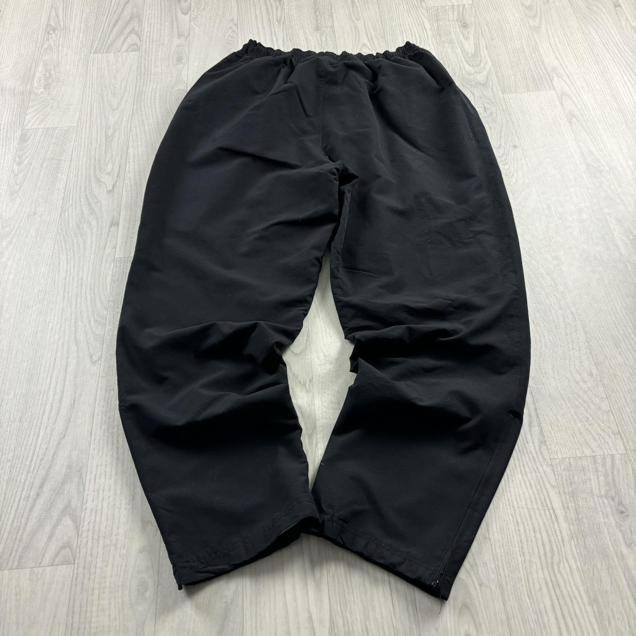 VINTAGE Y2K REEBOK BAGGY TRACKSUIT BOTTOMS BLACK