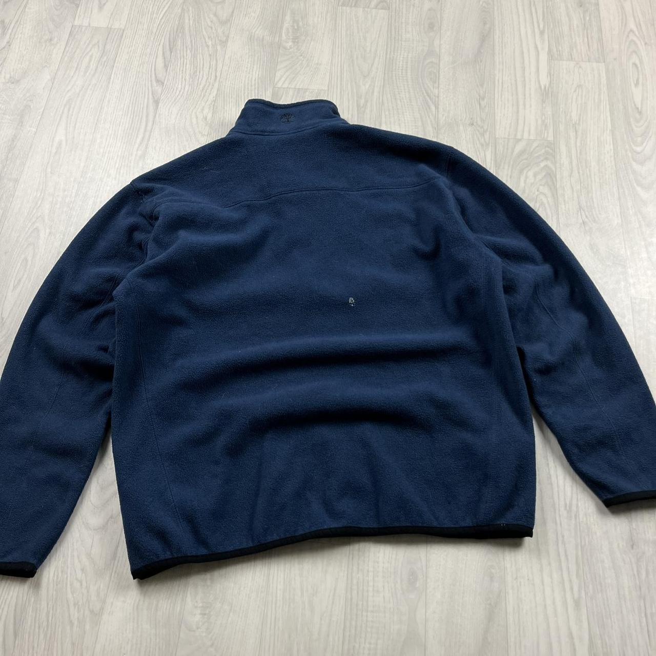 VINTAGE Y2K TIMBERLAND QUARTER ZIP FLEECE SWEATSHIRT NAVY