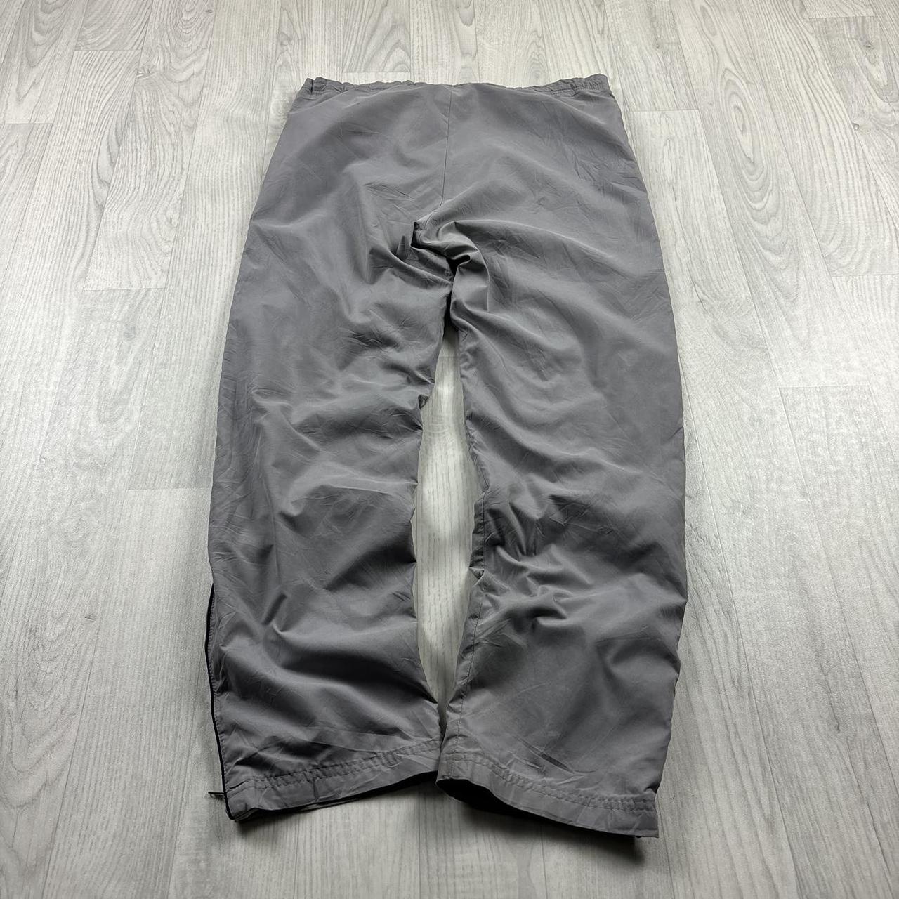 VINTAGE Y2K REEBOK STRAIGHT LEG TRACKSUIT BOTTOMS GREY