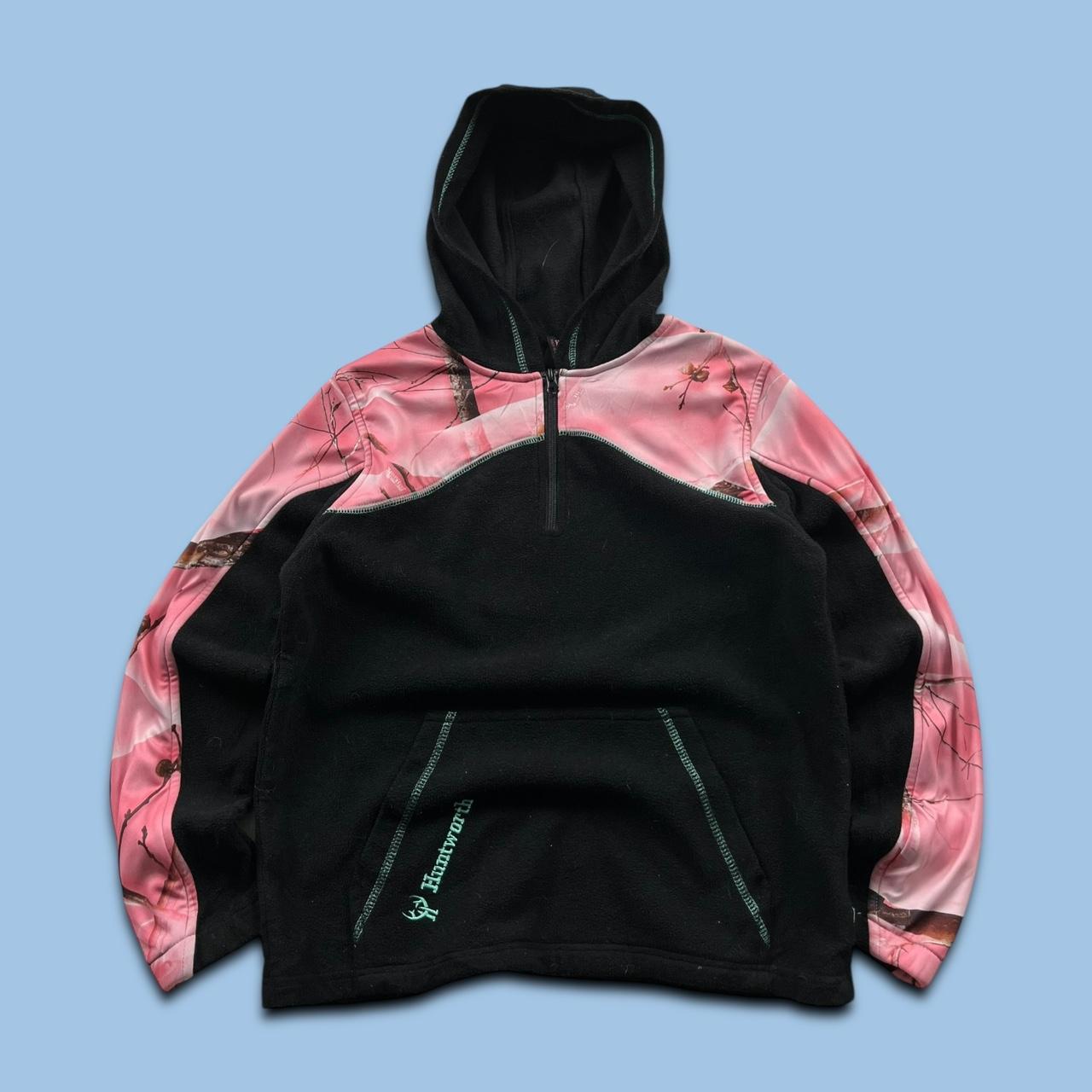 VINTAGE REALTREE HOODIE CAMO PINK BLACK