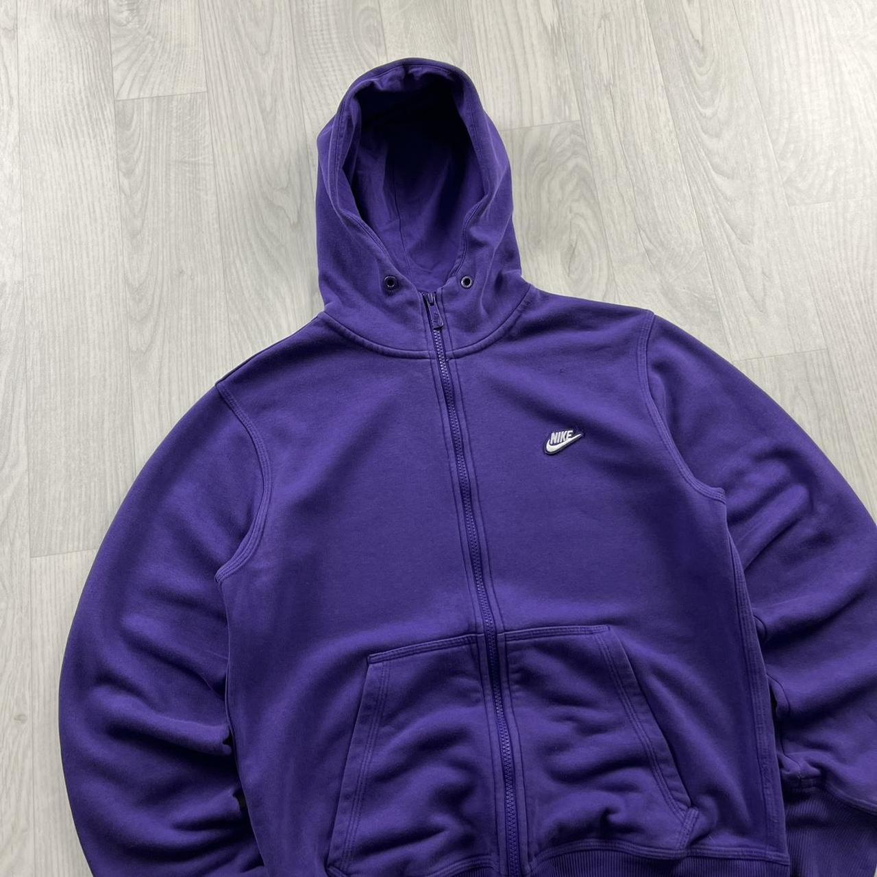 VINTAGE Y2K NIKE ZIP HOODIE PURPLE
