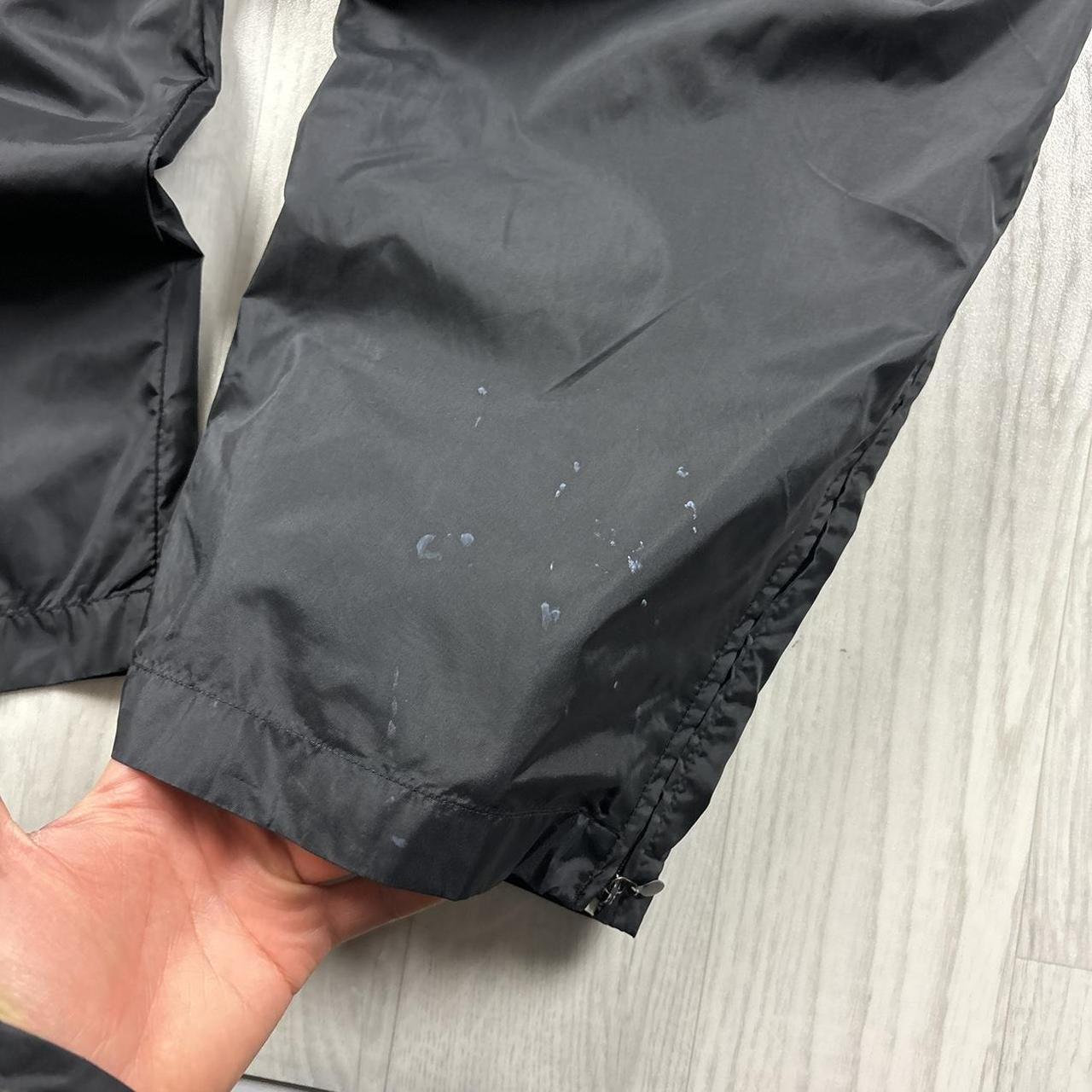 VINTAGE Y2K ADIDAS BAGGY SHELL TRACKSUIT BOTTOMS BLACK