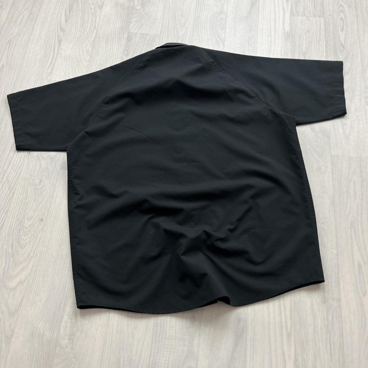 VINTAGE Y2K KANGOL SHORT SLEEVE SHIRT BLACK GREY