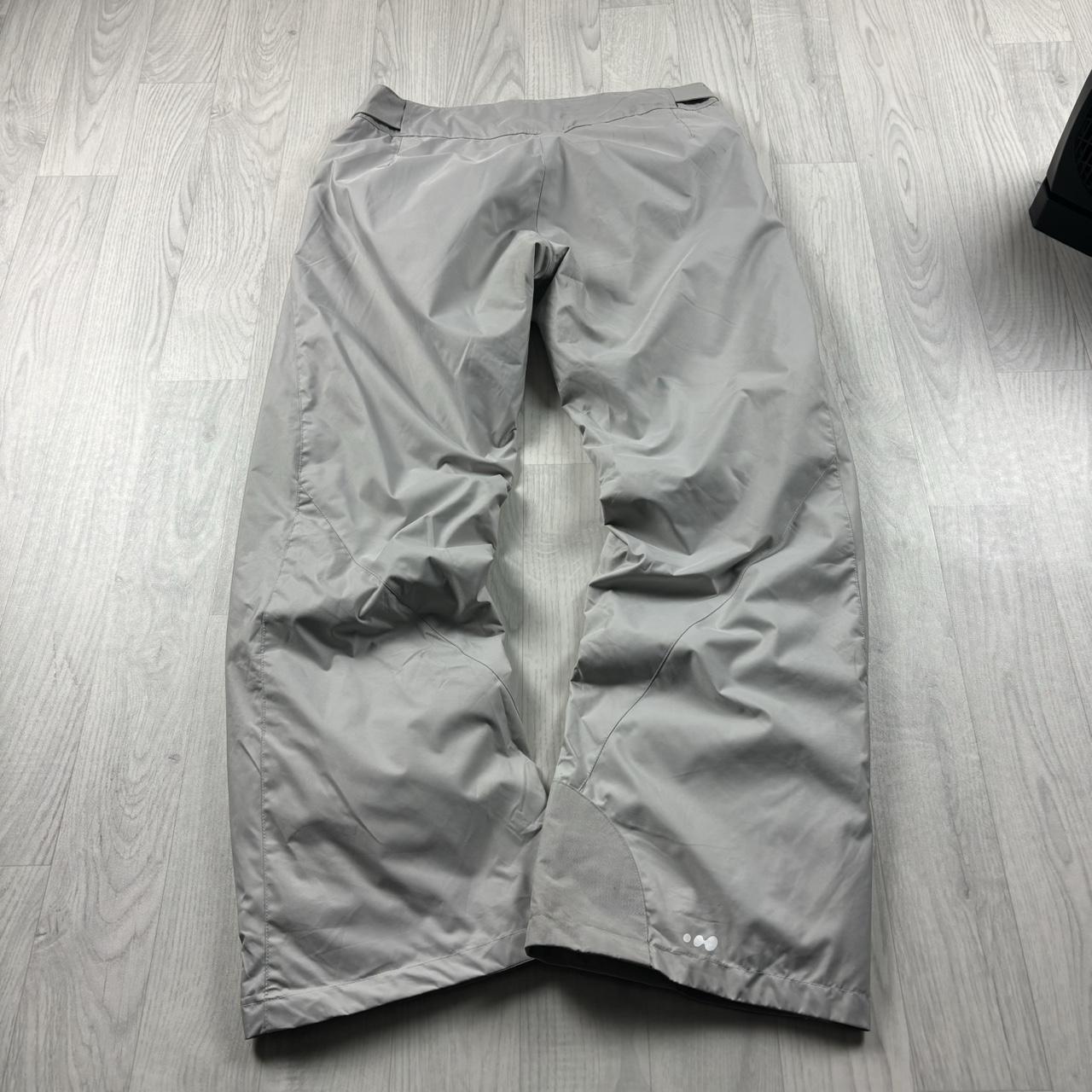 VINTAGE Y2K DECATHLON BAGGY SKI PANTS SALOPETTES GREY
