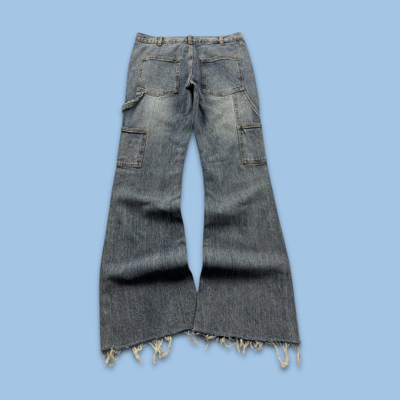 VINTAGE BAGGY BOOTCUT CARPENTER JEANS BLUE