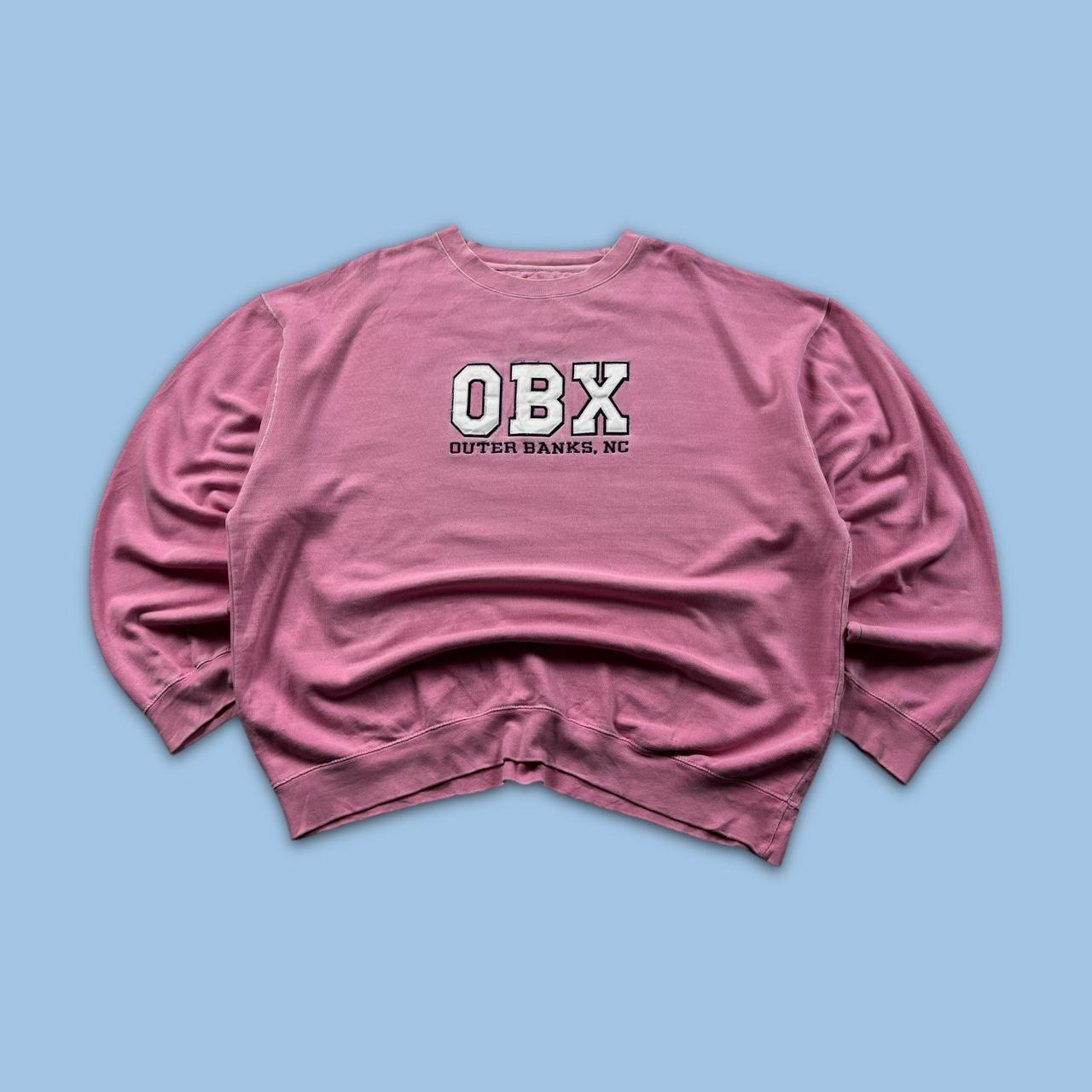 VINTAGE Y2K GRAPHIC BOXY SWEATSHIRT BABY PINK