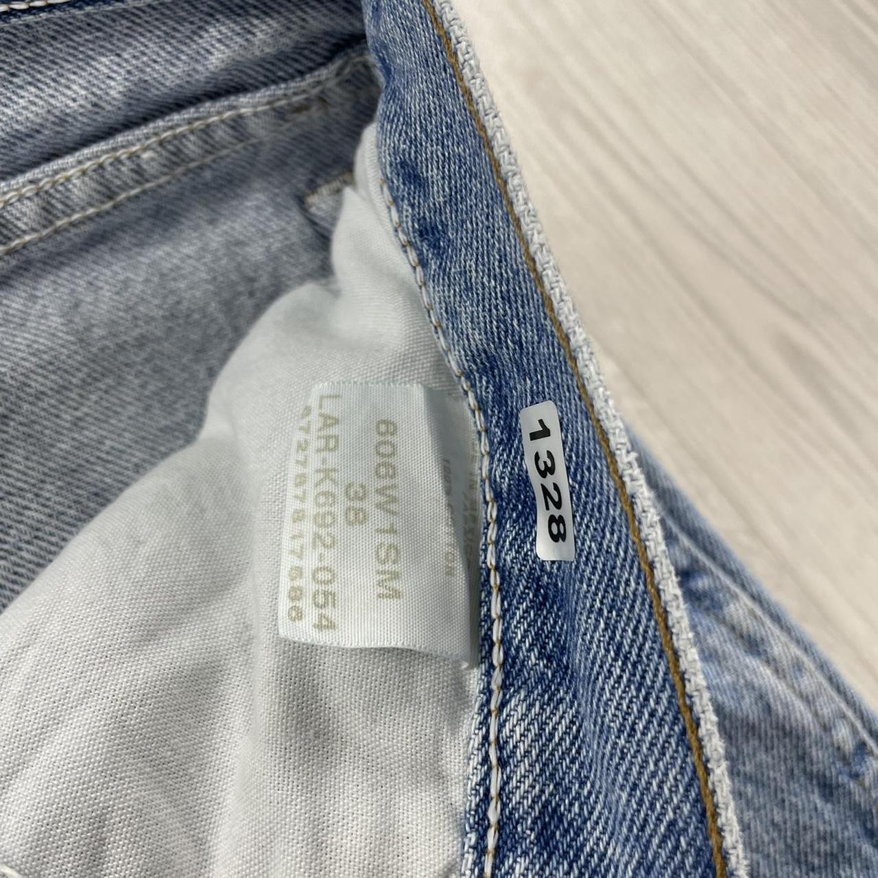 VINTAGE WRANGLER BAGGY LOOSE SKATER JORTS BLUE (38w)