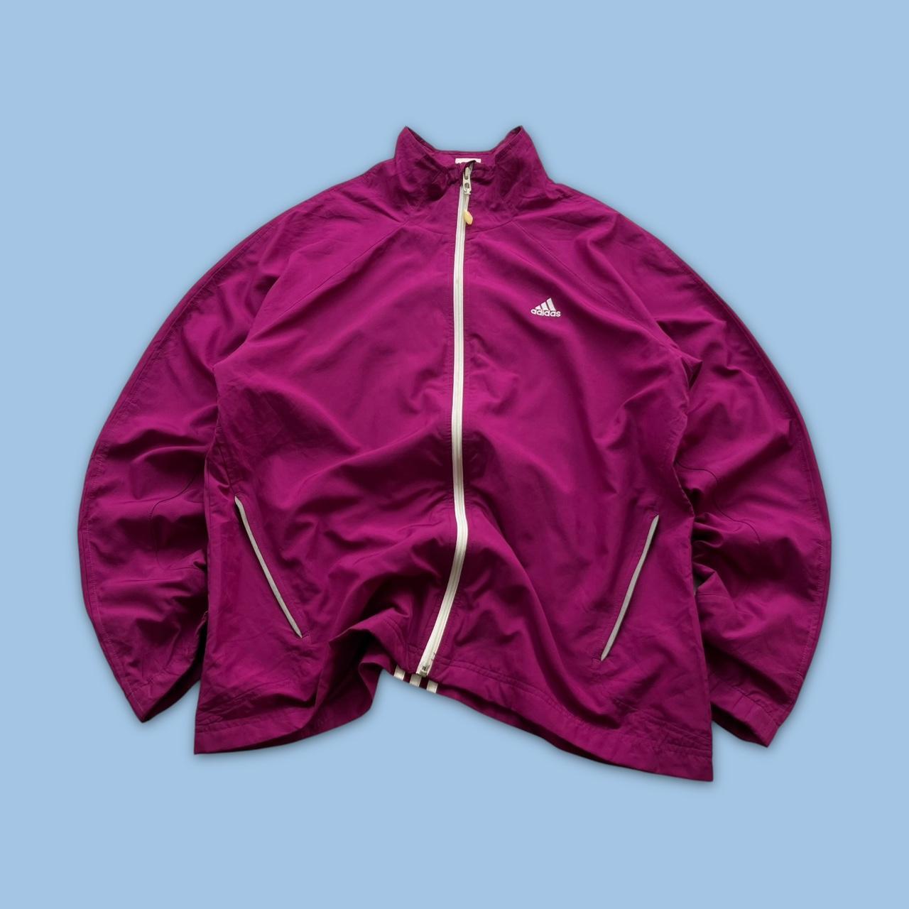 VINTAGE Y2K ADIDAS WINDBREAKER TRACK JACKET PINK