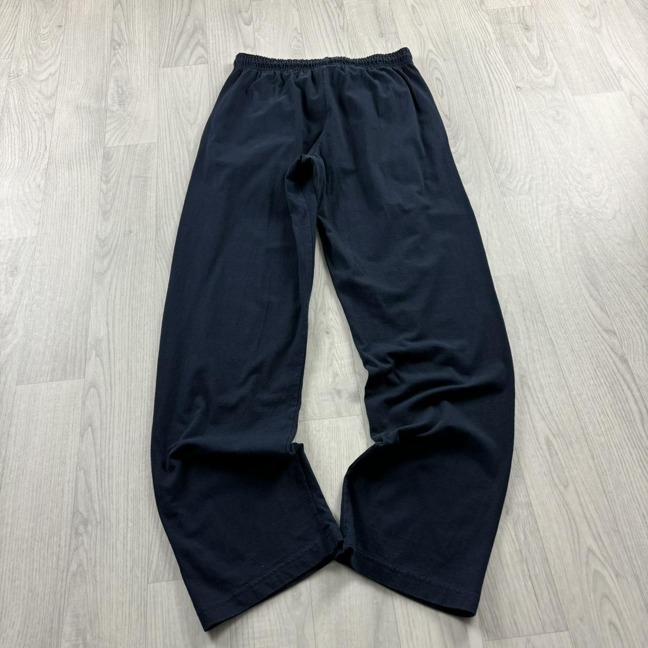 VINTAGE 00s CHAMPION STRAIGHT LEG LIGHTWEIGHT SWEATPANTS NAVY