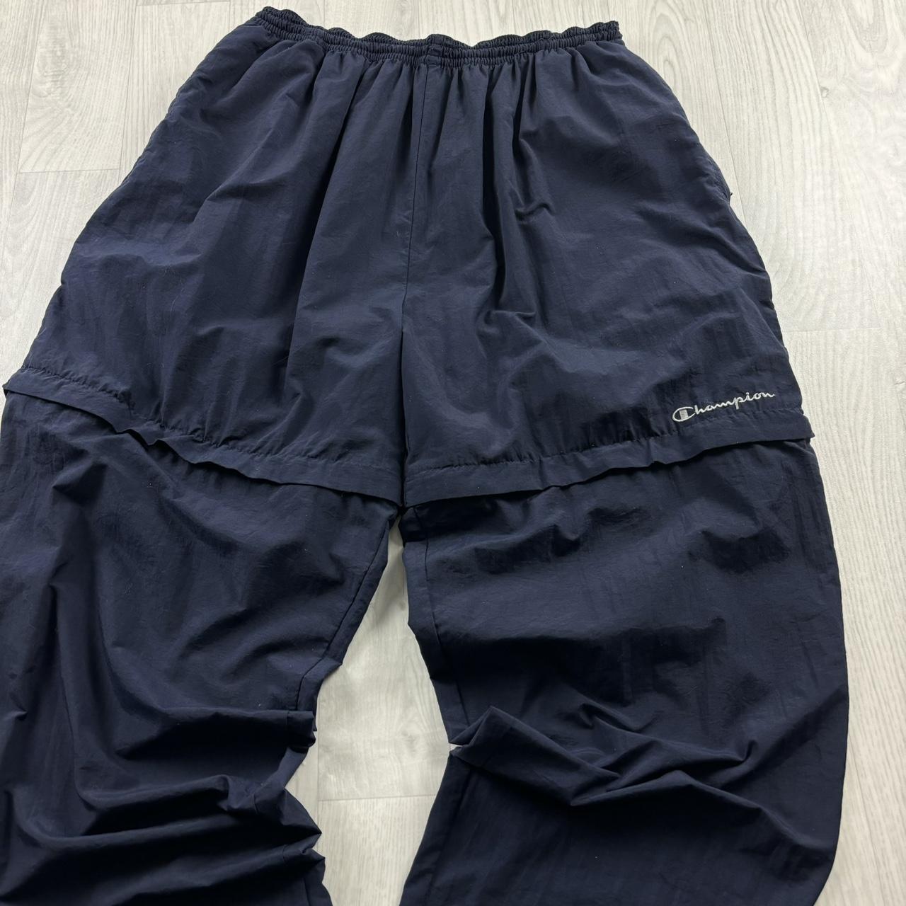 VINTAGE Y2K CHAMPION BAGGY TRACKSUIT BOTTOMS NAVY