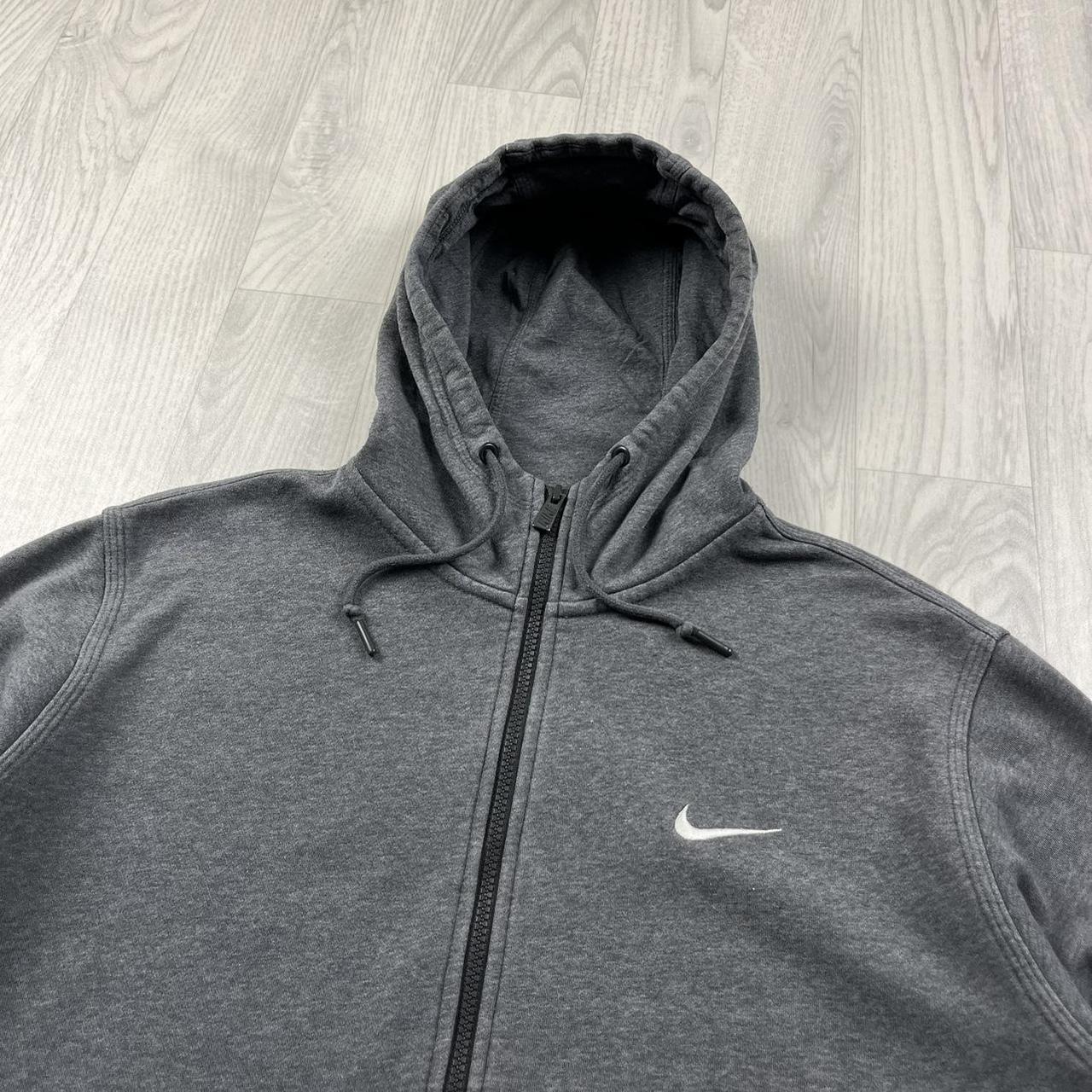 VINTAGE Y2K NIKE ZIP HOODIE GREY