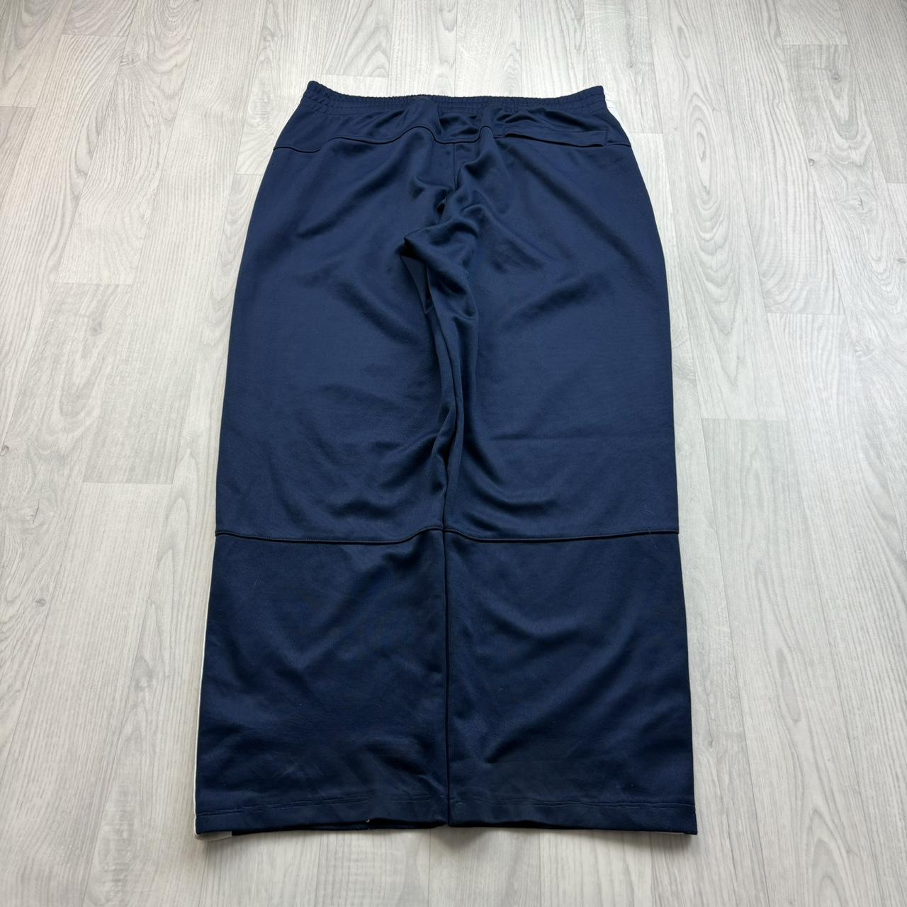 VINTAGE Y2K NIKE WIDE LEG TRACKSUIT BOTTOMS NAVY