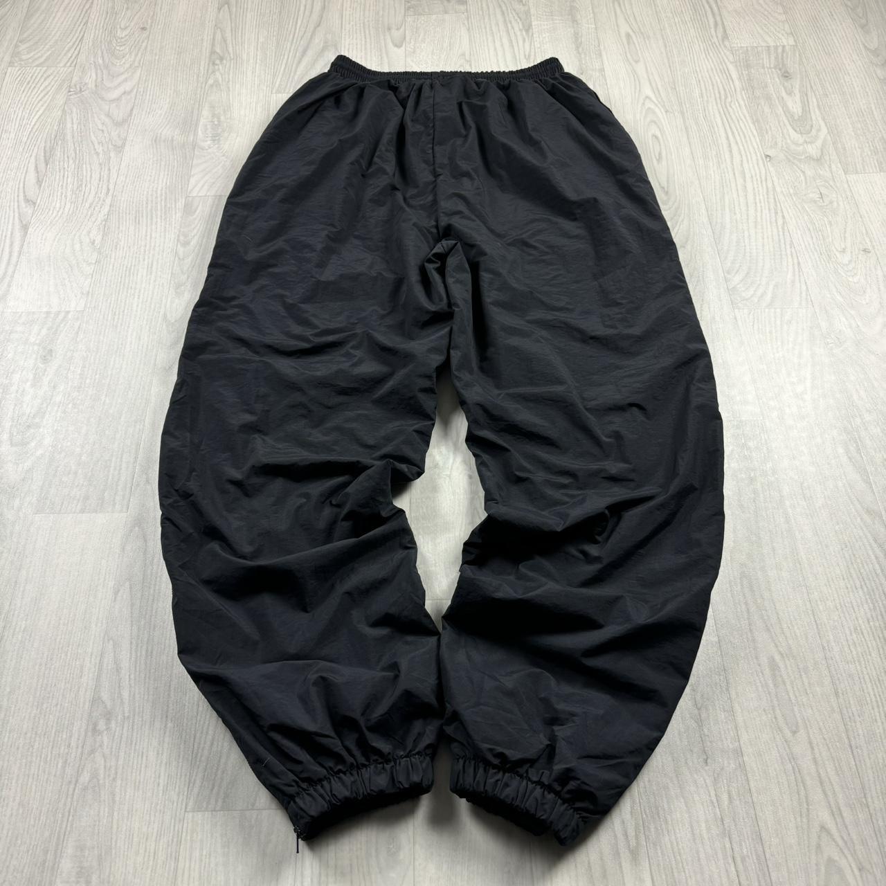 VINTAGE Y2K CHAMPION BAGGY TRACKSUIT BOTTOMS BLACK
