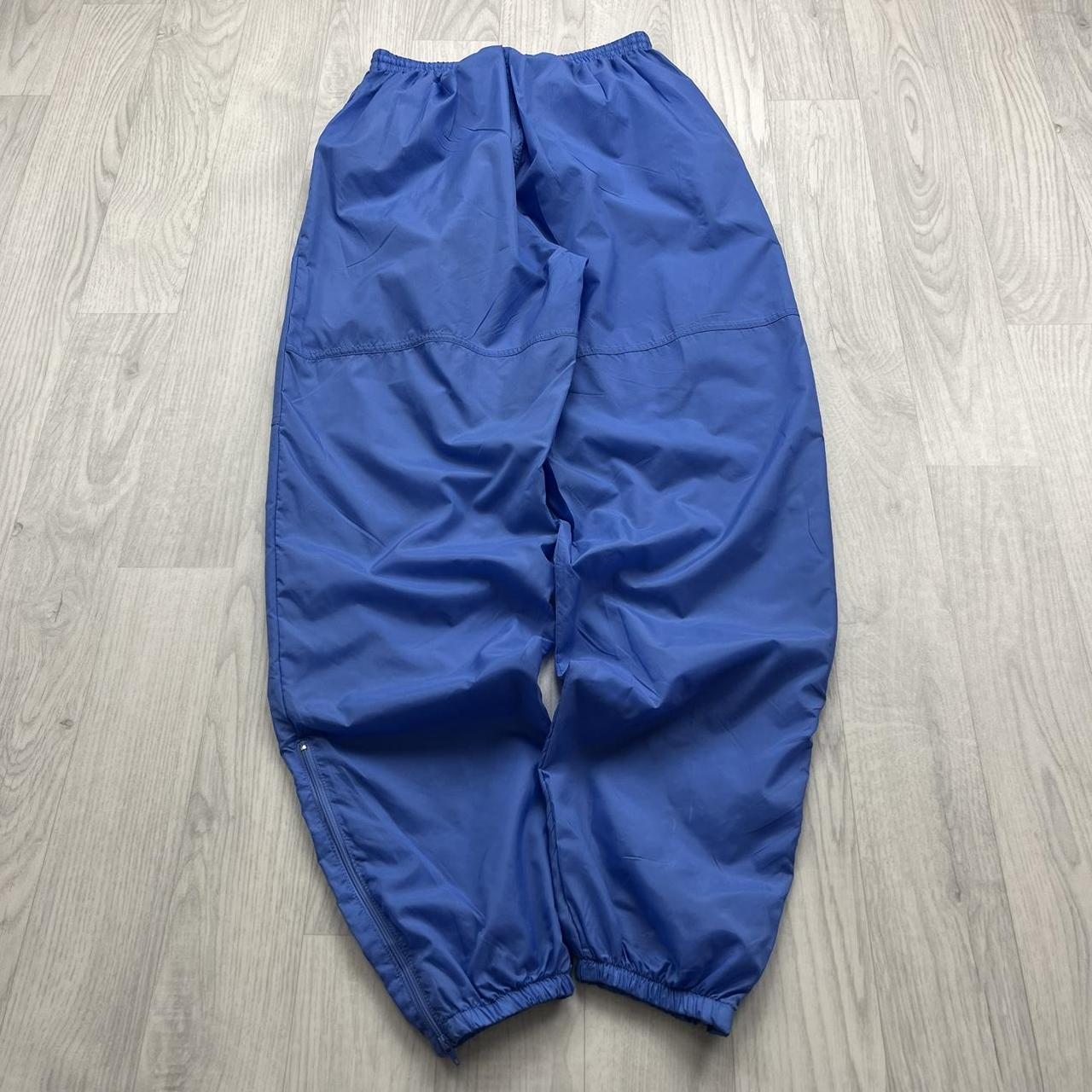 VINTAGE 90s NIKE BAGGY TRACKSUIT BOTTOMS BLUE