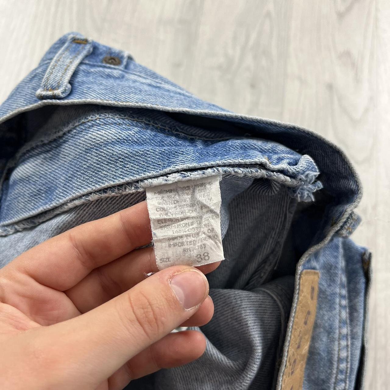 VINTAGE RIDERS BAGGY LOOSE SKATER JORTS BLUE (36w)