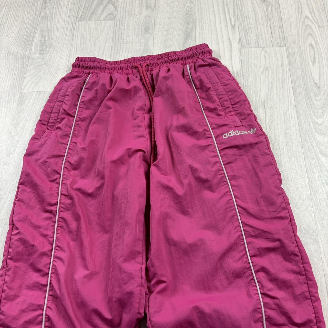 ADIDAS BAGGY TRACKSUIT BOTTOMS PINK
