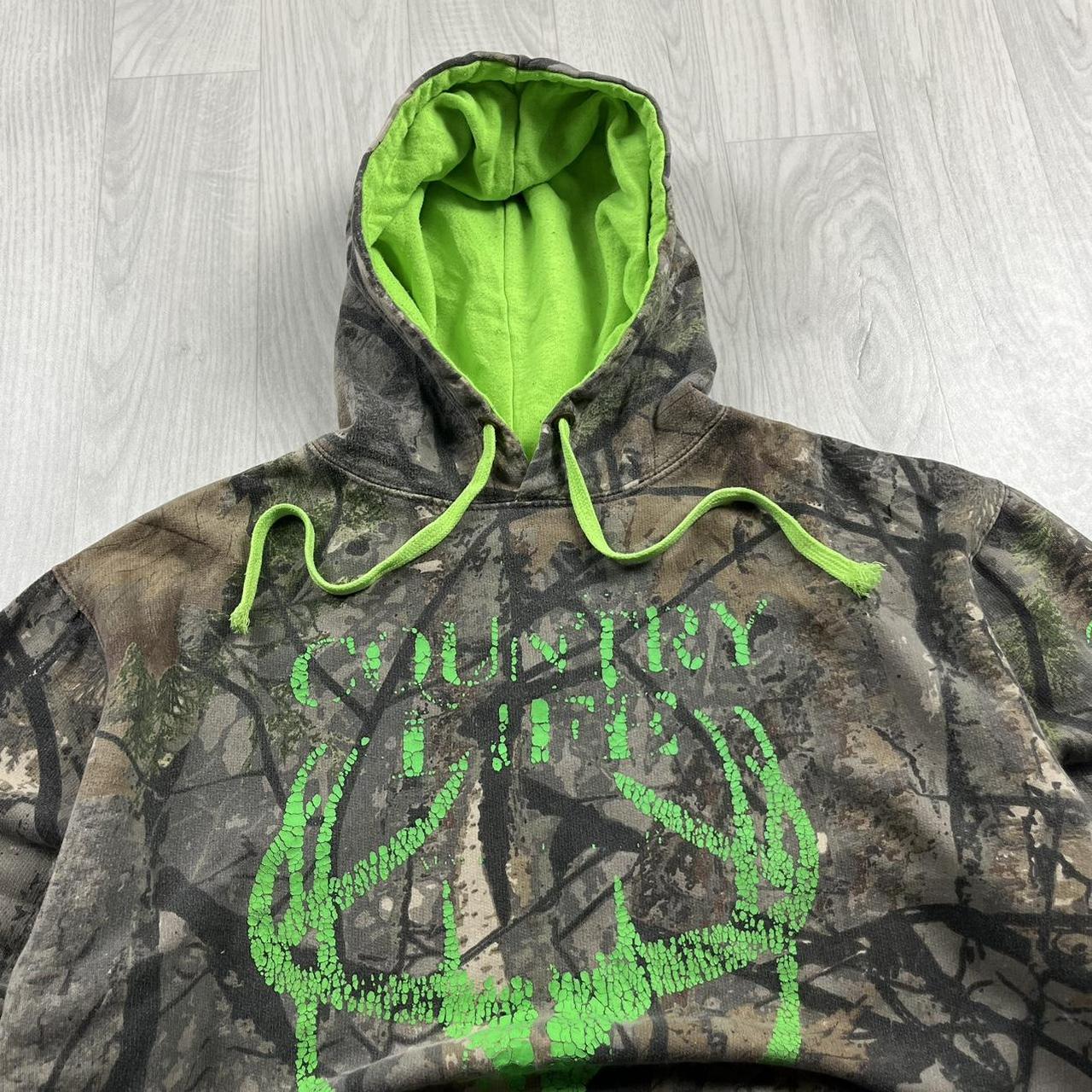VINTAGE REALTREE HOODIE CAMO GREEN