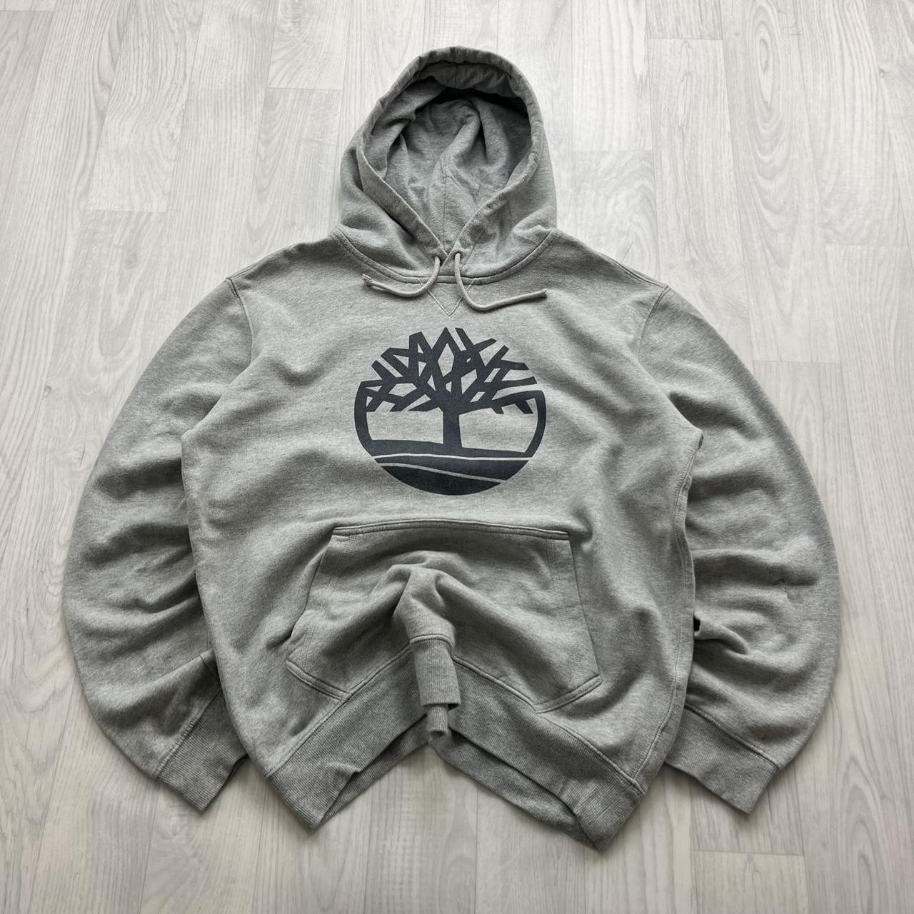 VINTAGE Y2K TIMBERLAND HOODIE GREY