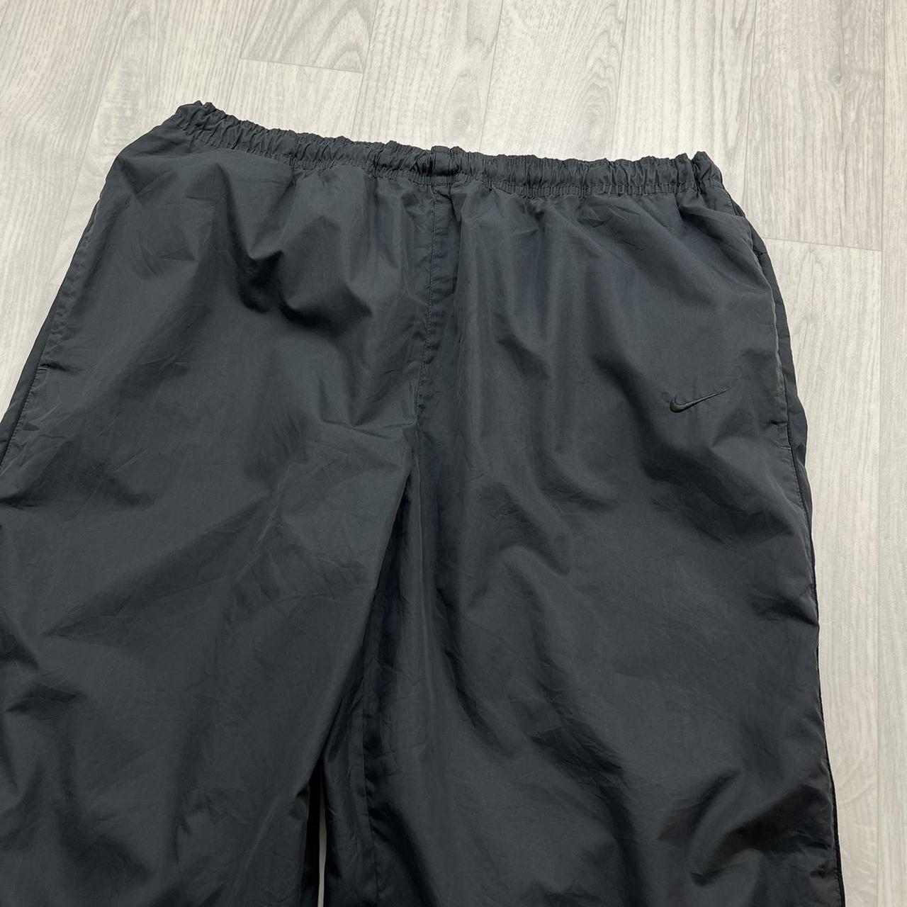 VINTAGE Y2K NIKE BAGGY TRACKSUIT BOTTOMS CHARCOAL GREY