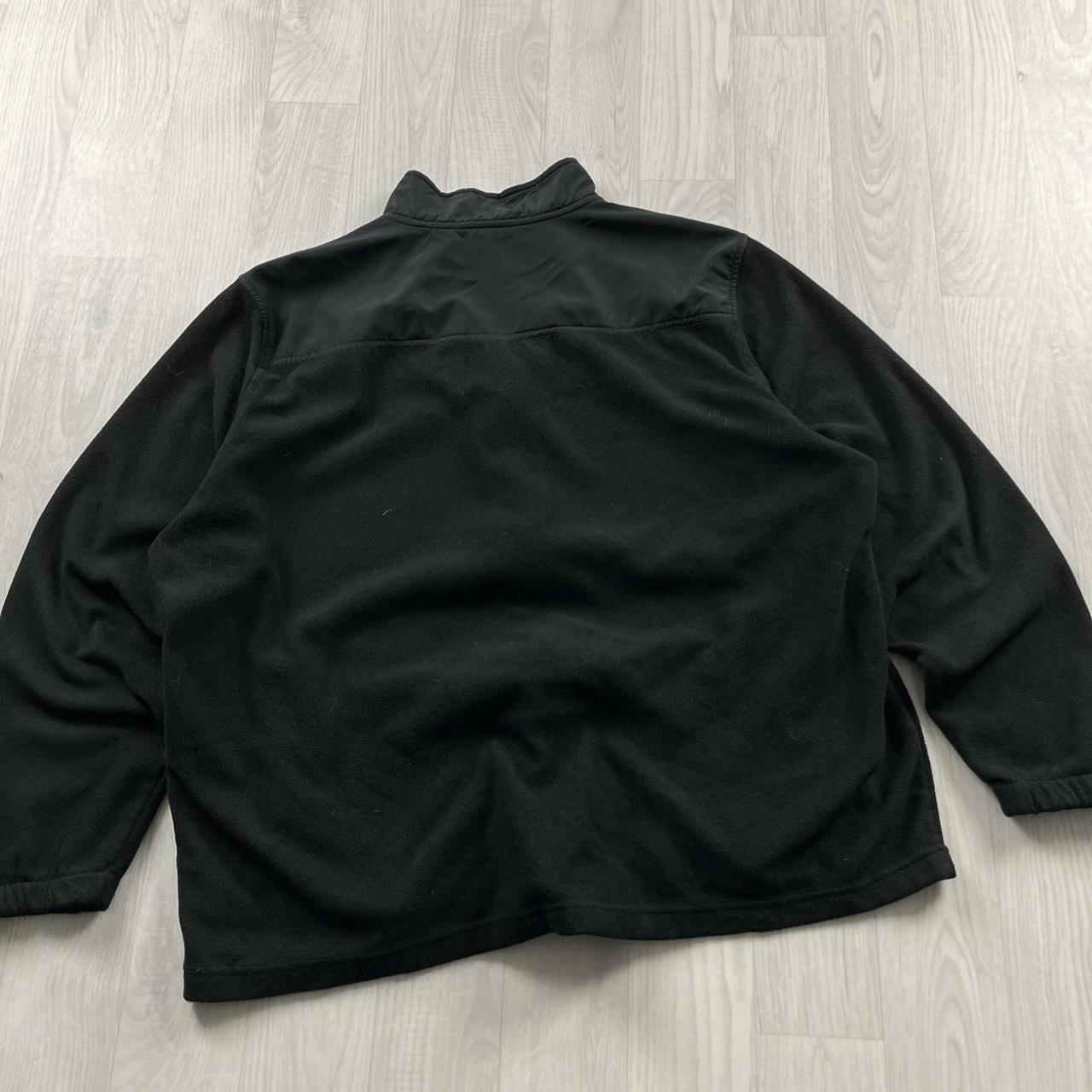 VINTAGE Y2K STARTER ZIP UP FLEECE BLACK
