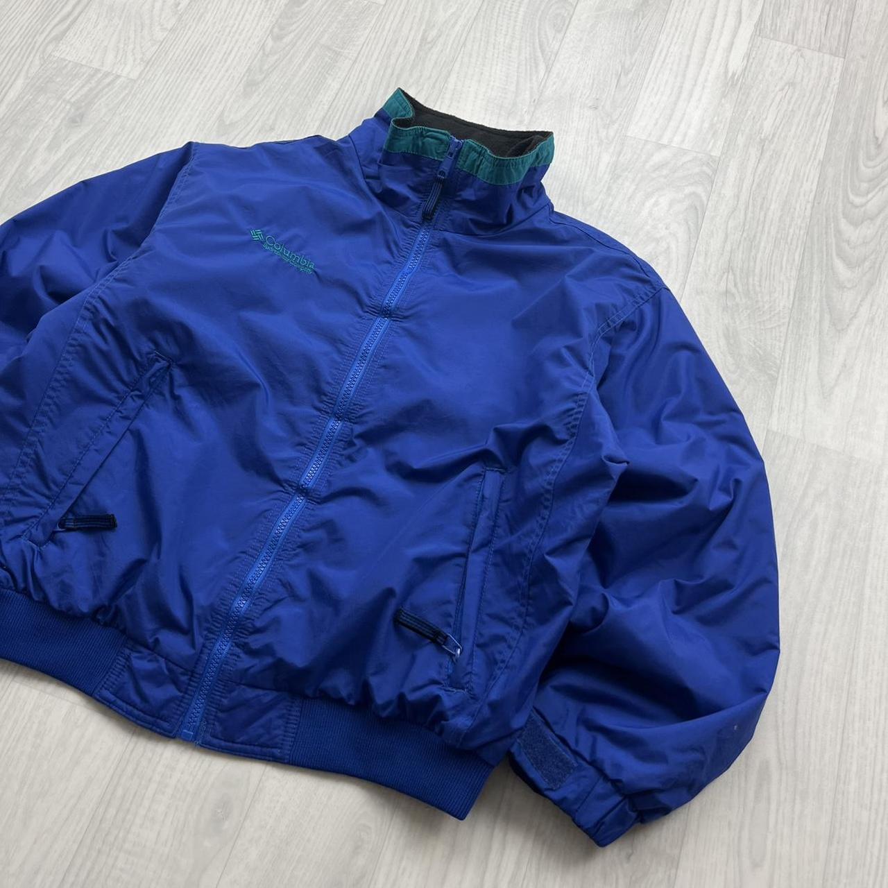 VINTAGE 00s COLUMBIA BOMBER SKI JACKET BLUE