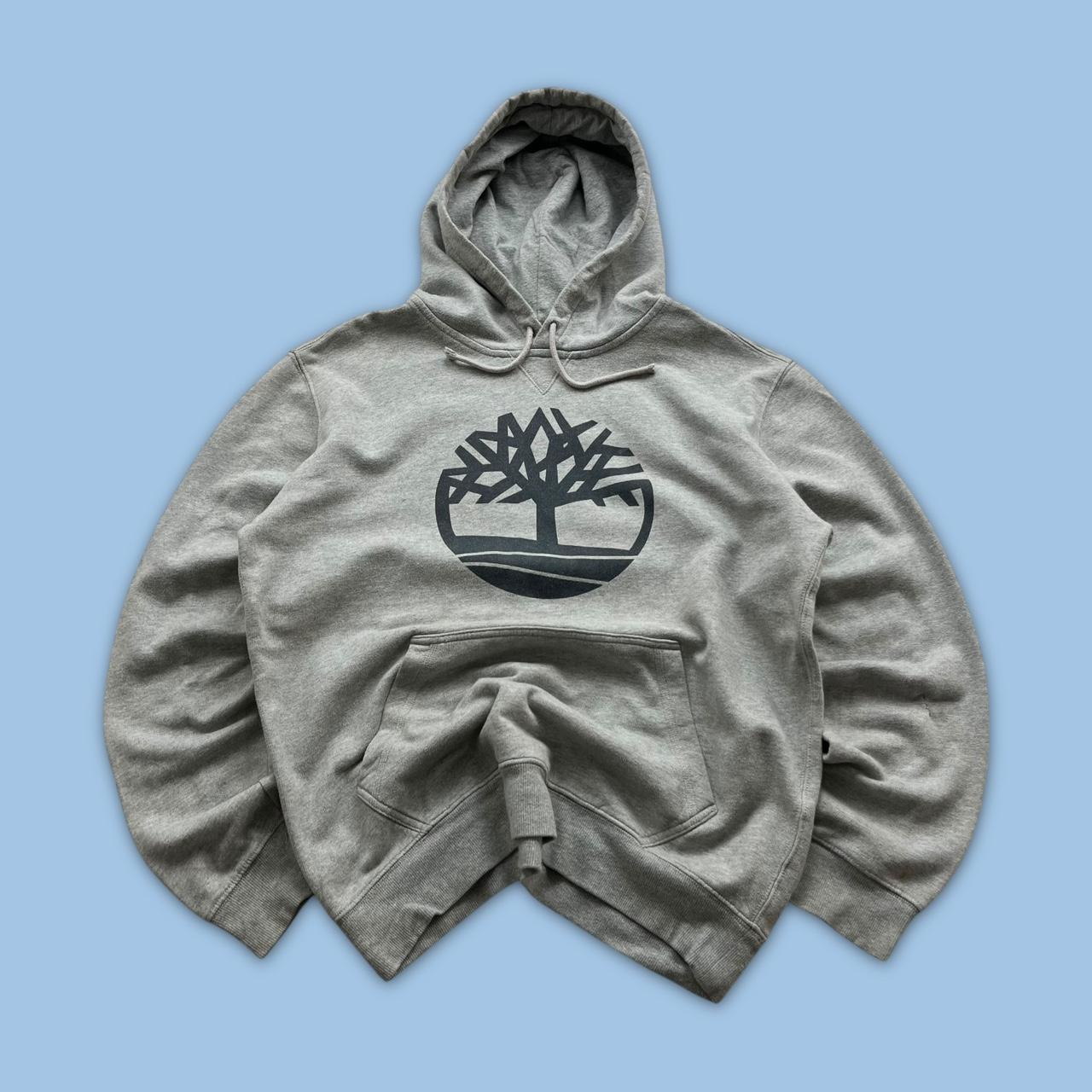 VINTAGE Y2K TIMBERLAND HOODIE GREY