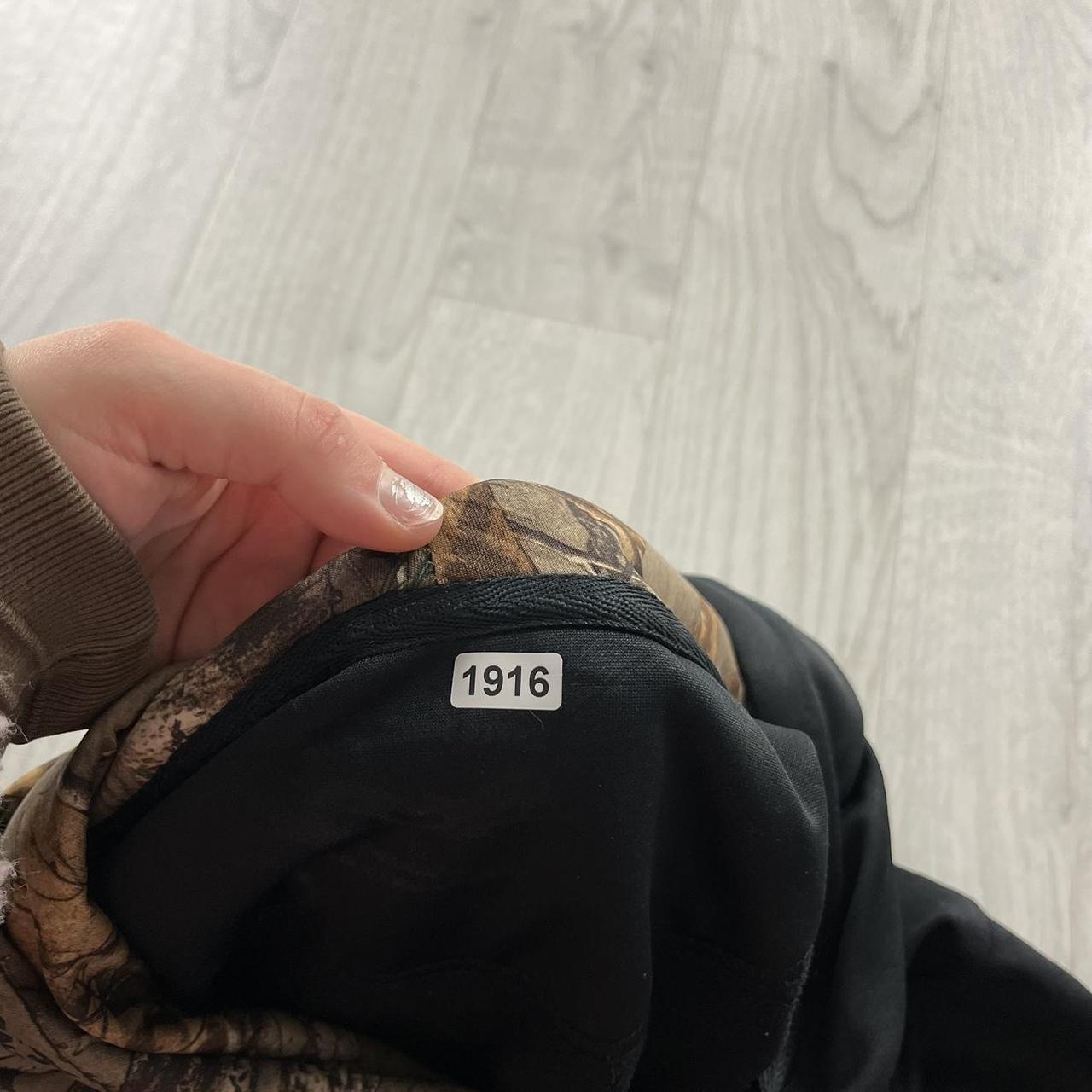 VINTAGE REALTREE HOODIE CAMO BLACK
