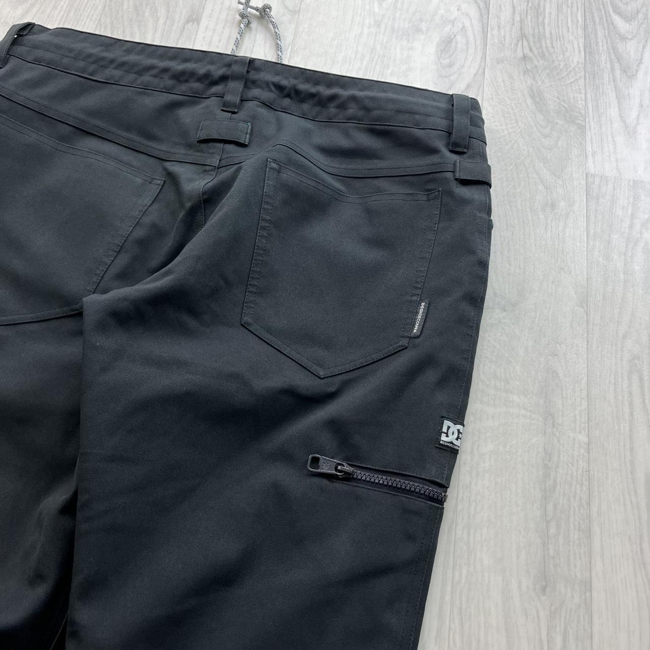 VINTAGE Y2K DC BAGGY SKI PANTS SALOPETTES BLACK