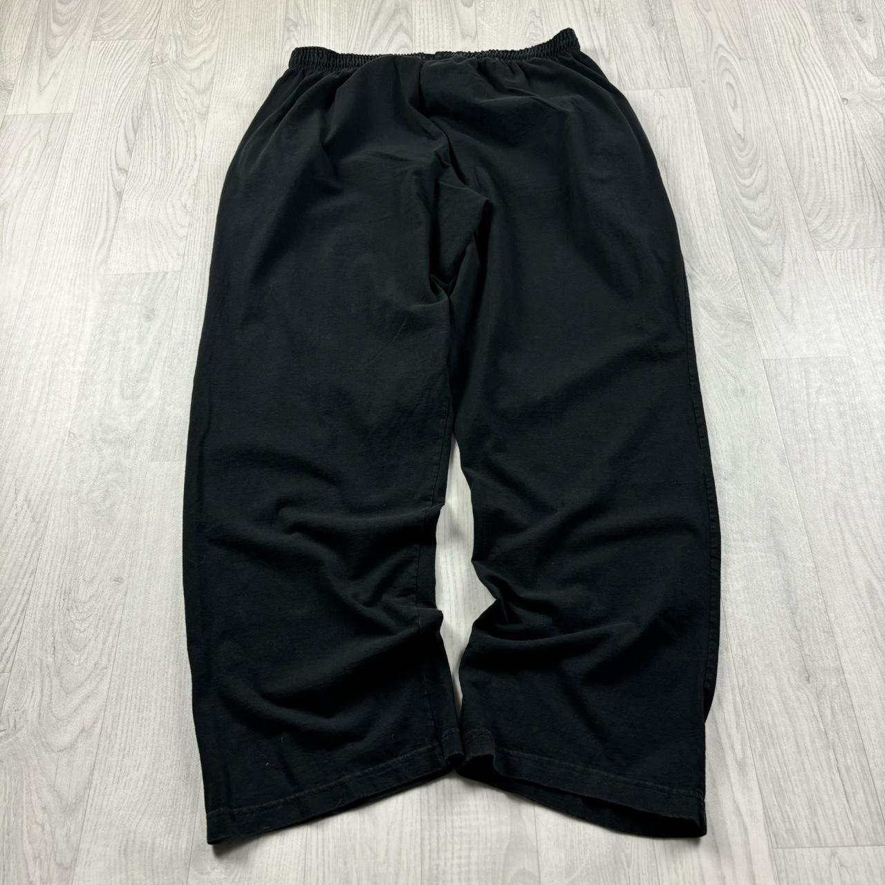 VINTAGE 00s CHAMPION BAGGY LIGHTWEIGHT SWEATPANTS BLACK
