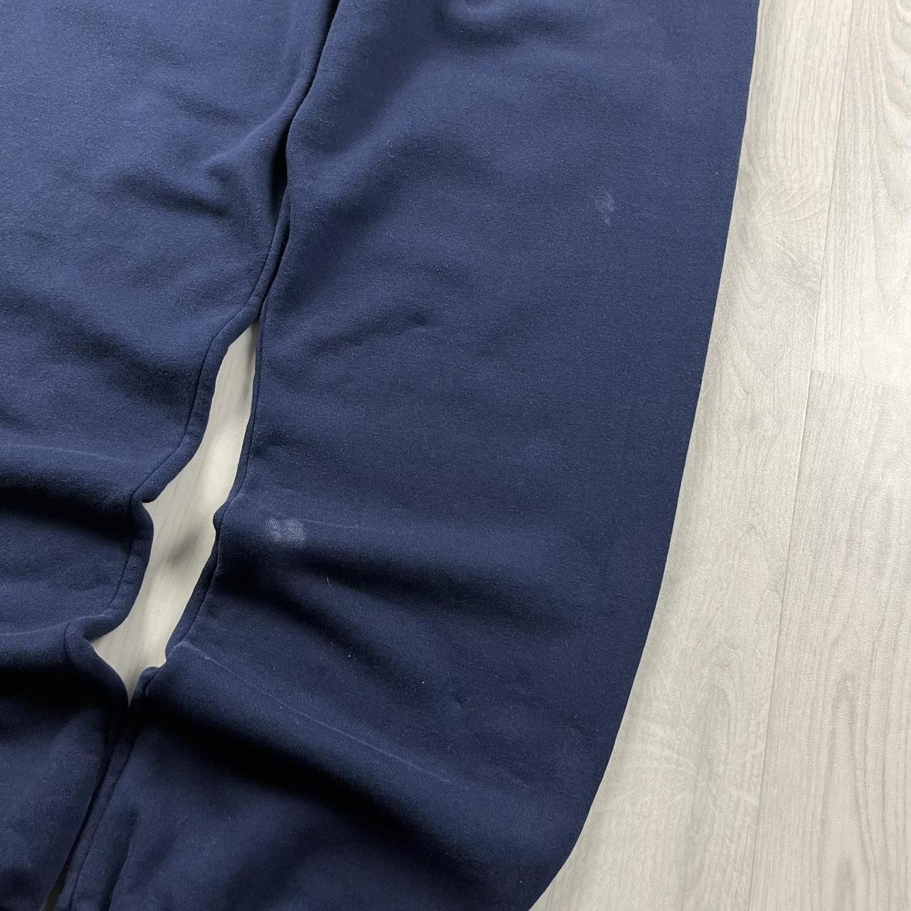 VINTAGE RUSSELL ATHLETIC BLANK BAGGY COTTON SWEATPANTS NAVY