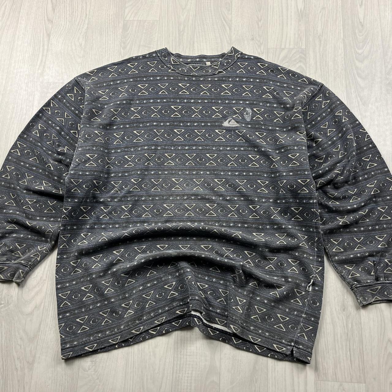 VINTAGE Y2K QUIKSILVER GRAPHIC LONG SLEEVE SKATER T SHIRT